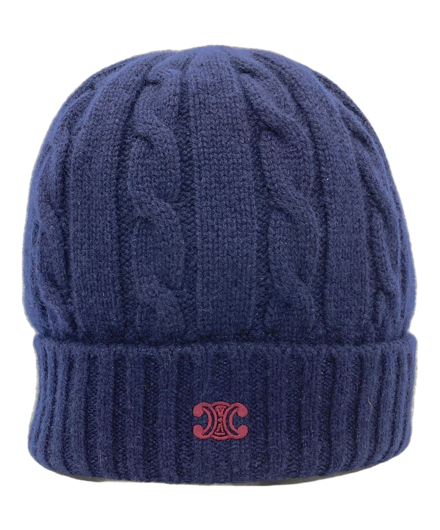 中古・古着通販】CELINE (セリーヌ) トリオンフカシミアニットキャップ