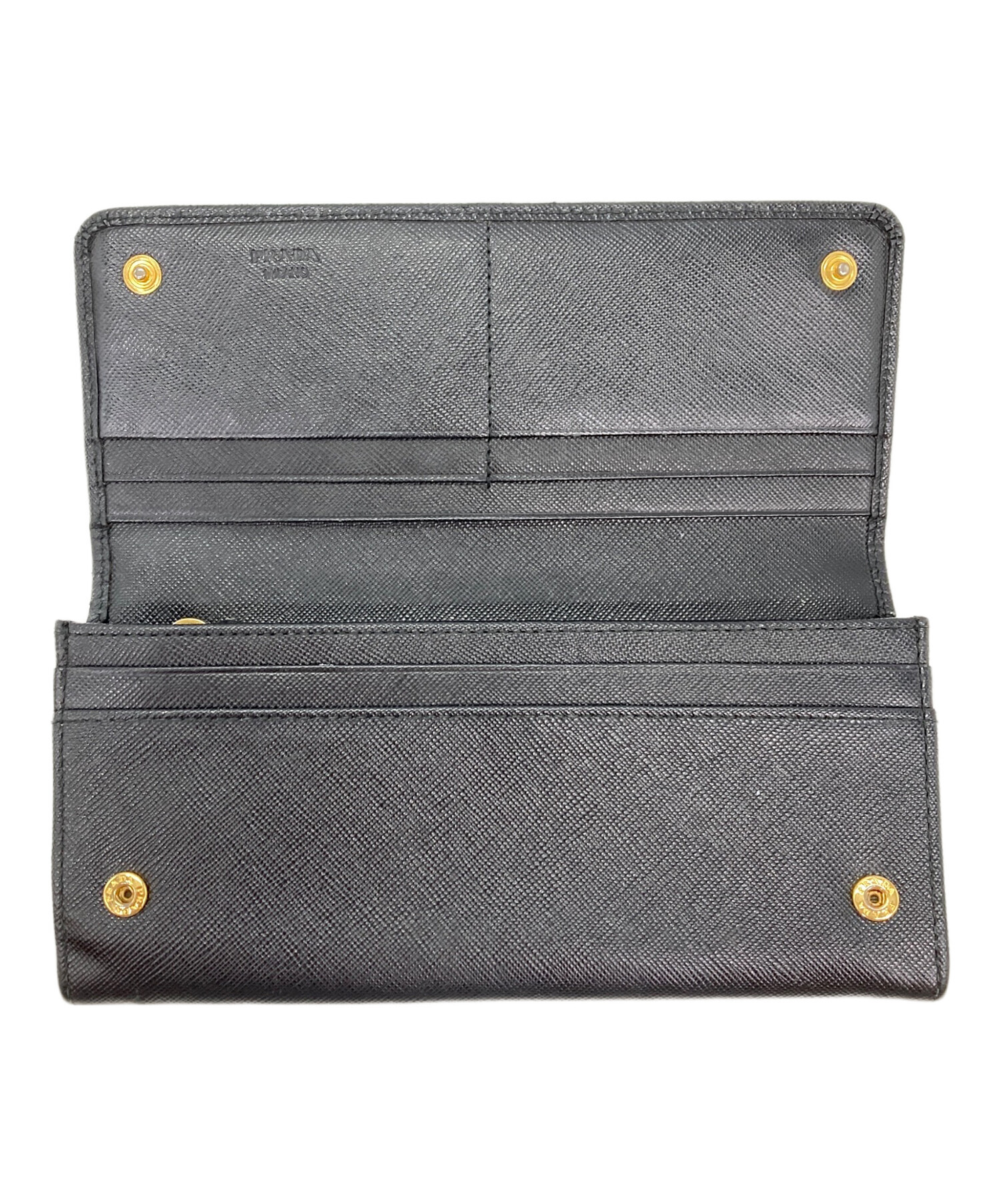 PRADA サフィアーノレザー長財布新品未使用 中古・古着通販】PRADA (プラダ) サフィアーノレザー 長財布