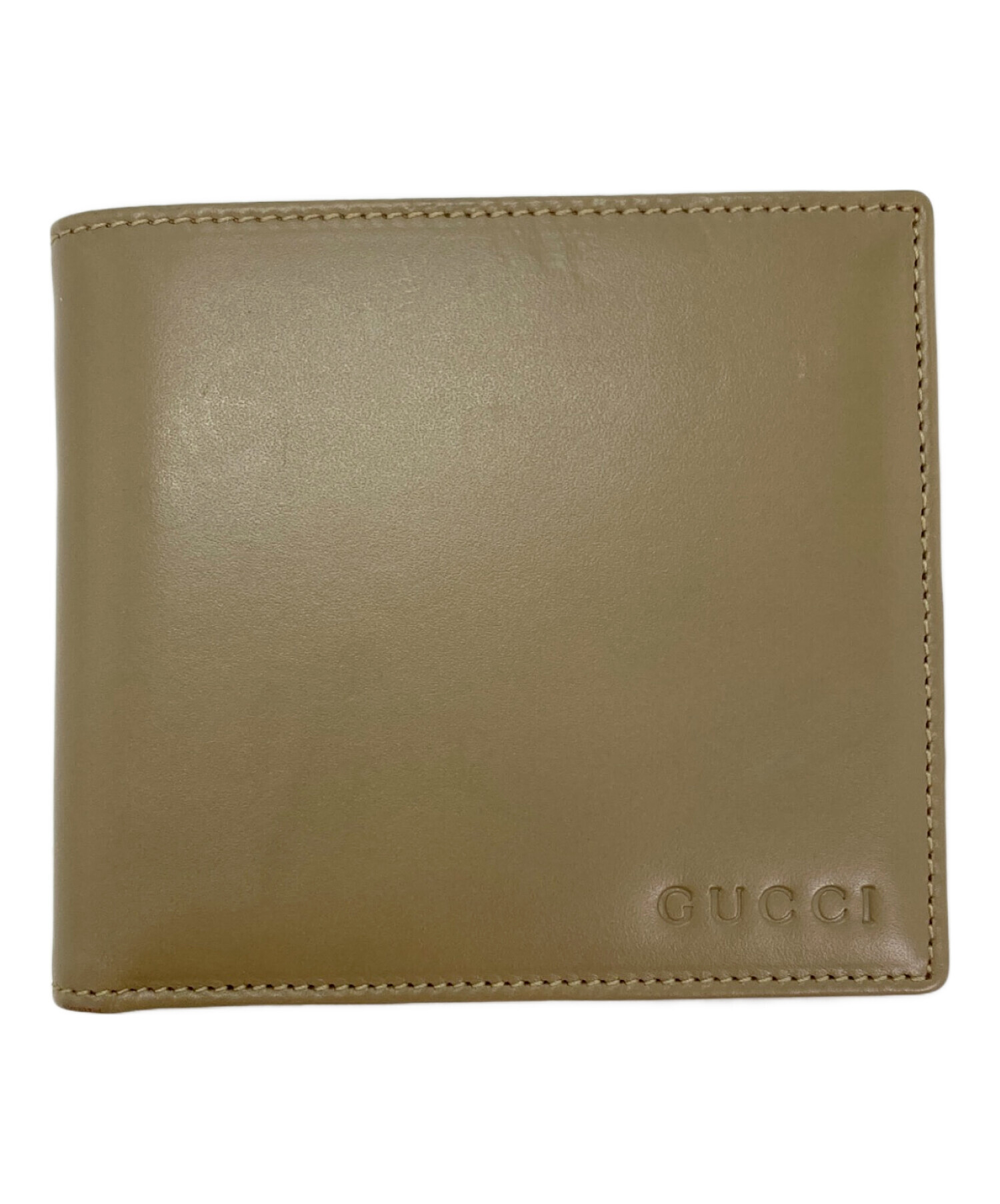 GUCCI ベージュ 二つ折り財布 【公式通販】