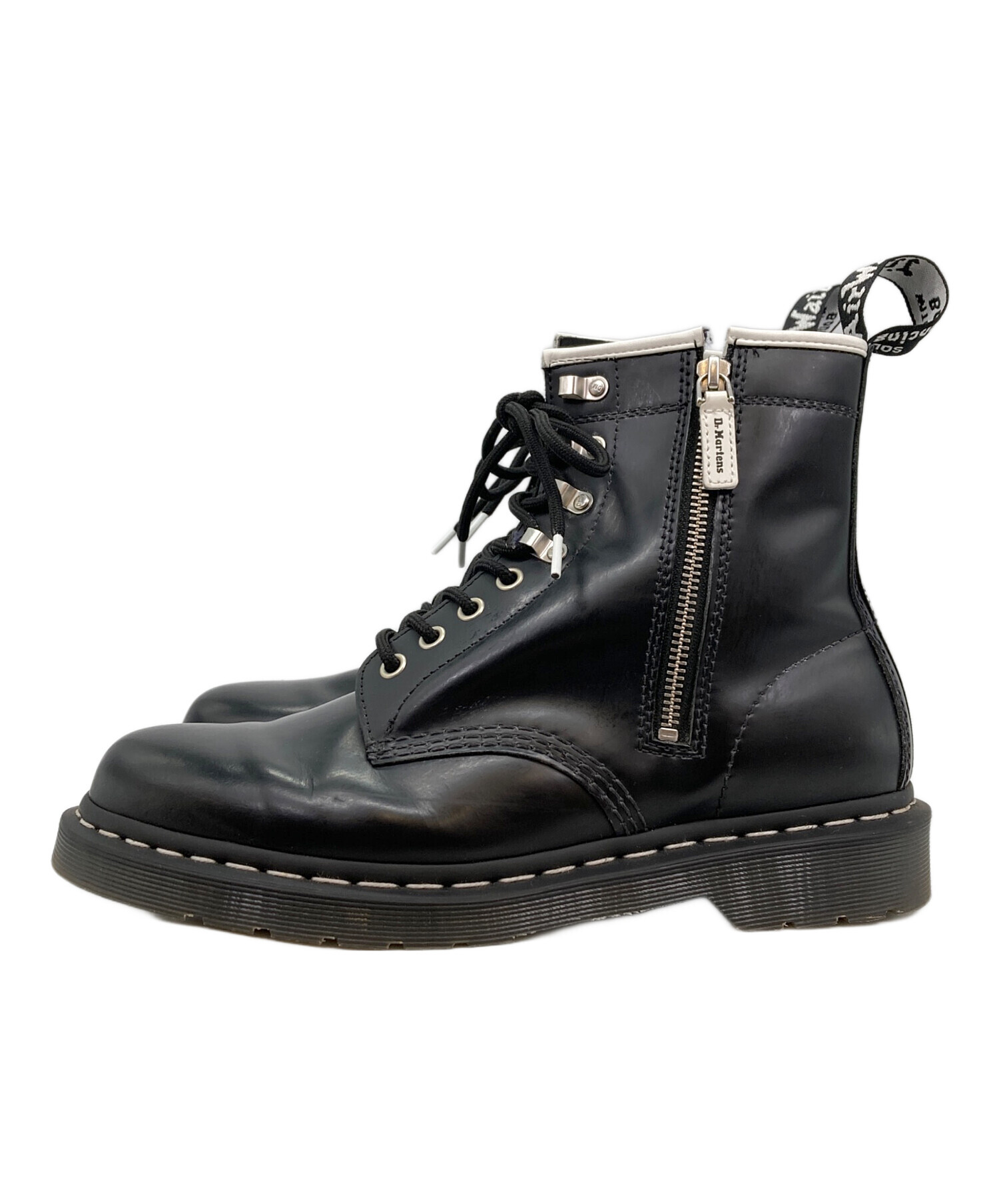 【中古】Dr.Martens 1460 ZIPPED HDW BOOT UK8 中古・古着通販】Dr.Martens (ドクターマーチン) 1460 ZIPPED HDW 8