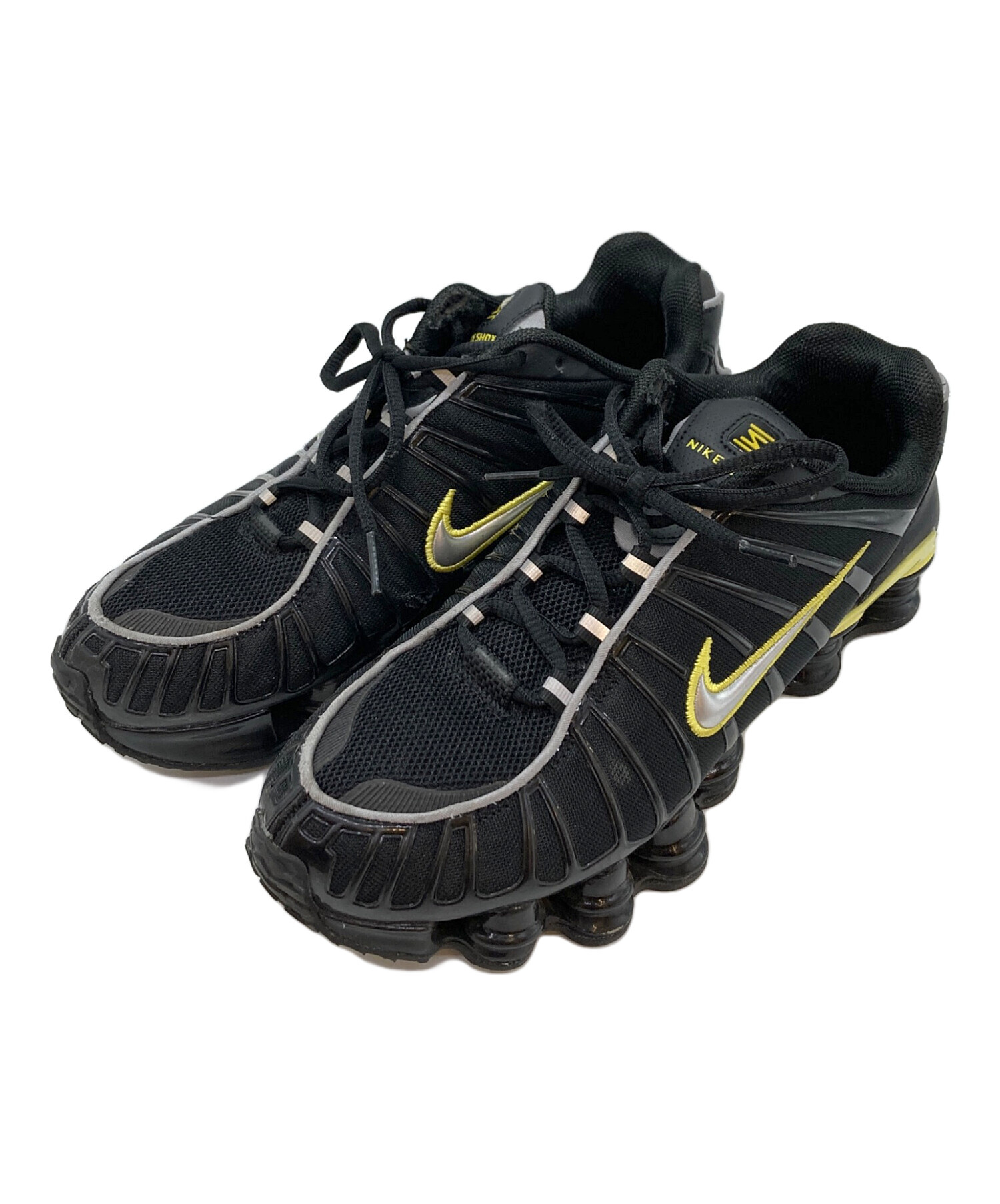 中古・古着通販】NIKE (ナイキ) SHOX TLローカットスニーカー ブラック 