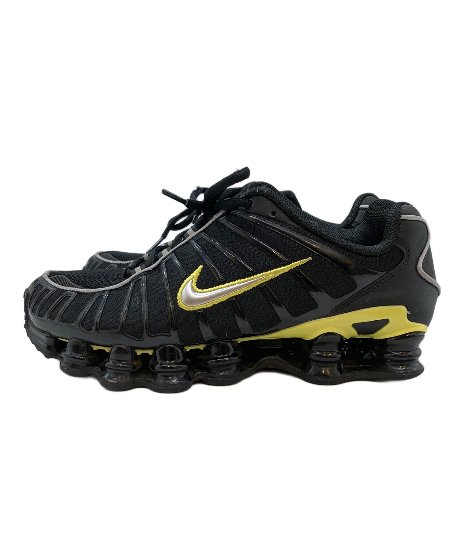 中古・古着通販】NIKE (ナイキ) SHOX TLローカットスニーカー ブラック 