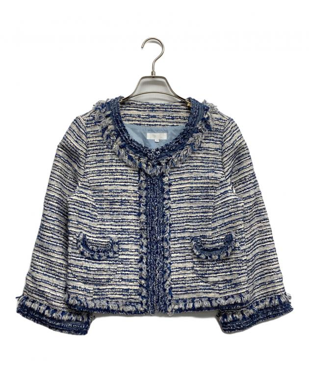 中古・古着通販】TO BE CHIC (トゥービーシック) ノーカラーツイード