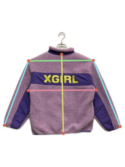 エックスガール フリース ボアアノラック 中古・古着通販】X-girl (エックスガール) ボアアノラック パープル