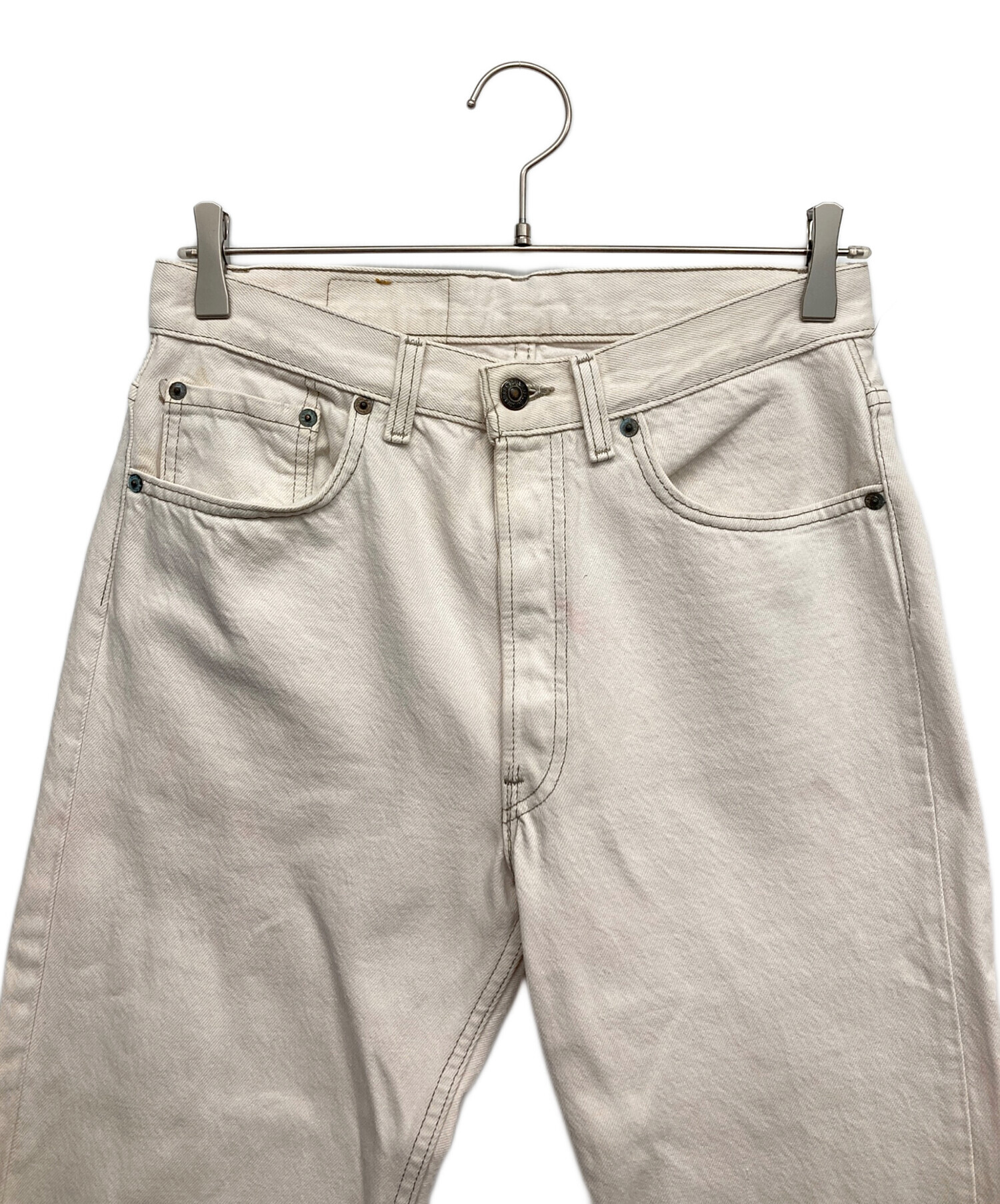 中古・古着通販】LEVI'S (リーバイス) 90s 501ホワイトデニムパンツ