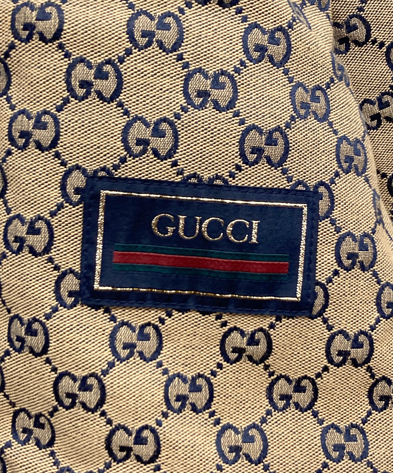 中古・古着通販】GUCCI (グッチ) GGパターン コットン×ヘンプ デニム 