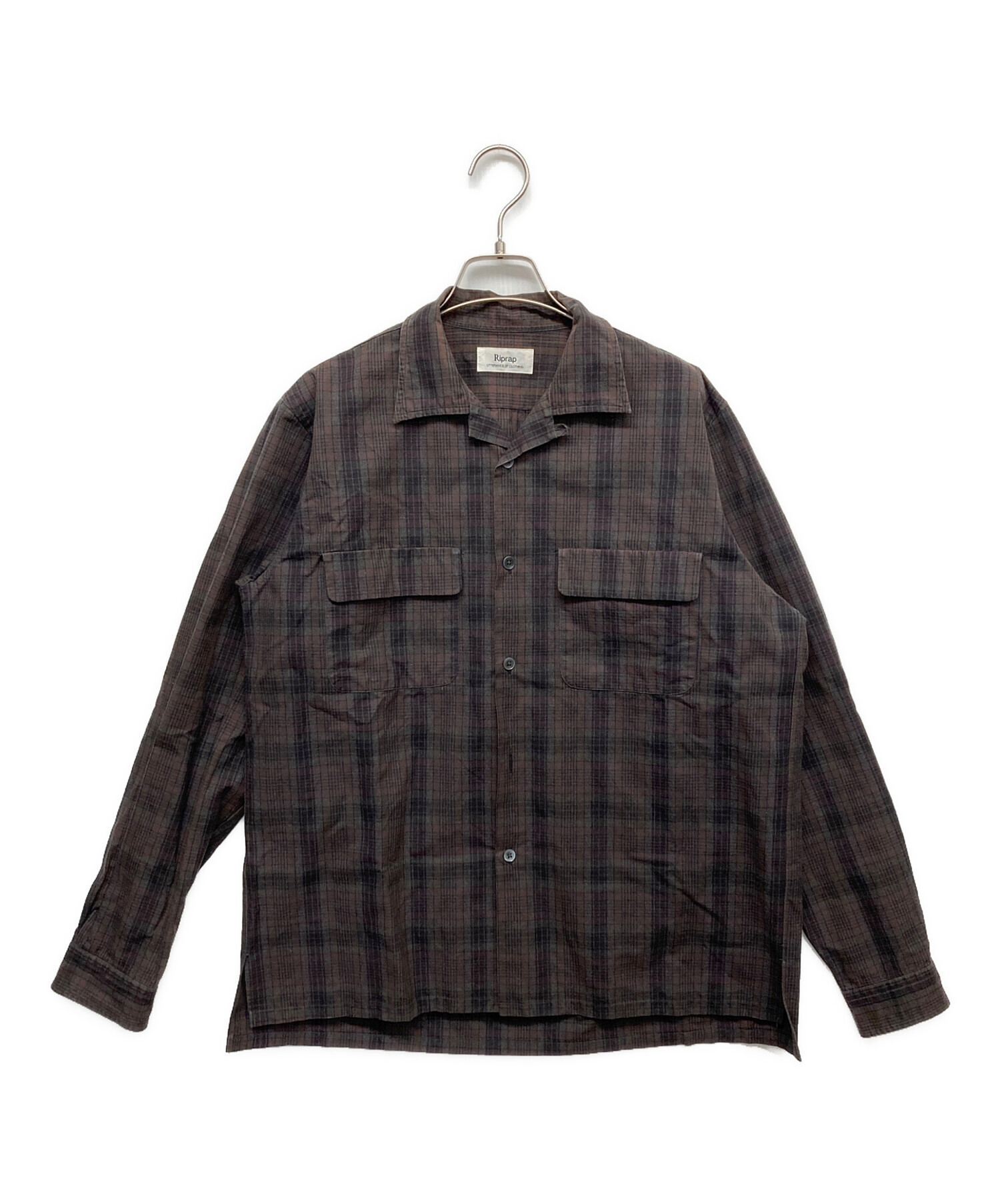 中古・古着通販】riprap (リップラップ) SEMI OPEN COLLAR SHIRTS