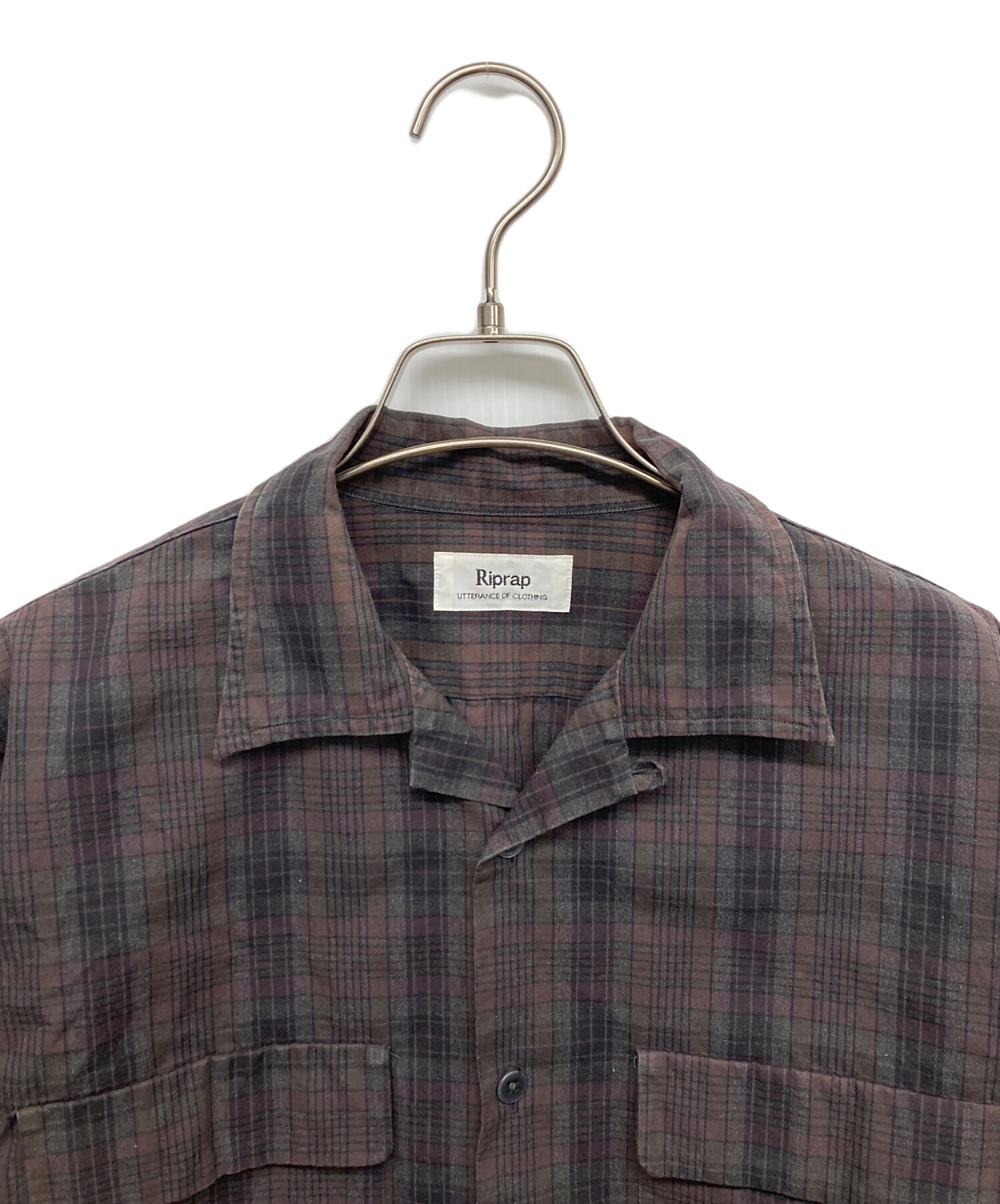 中古・古着通販】riprap (リップラップ) SEMI OPEN COLLAR SHIRTS