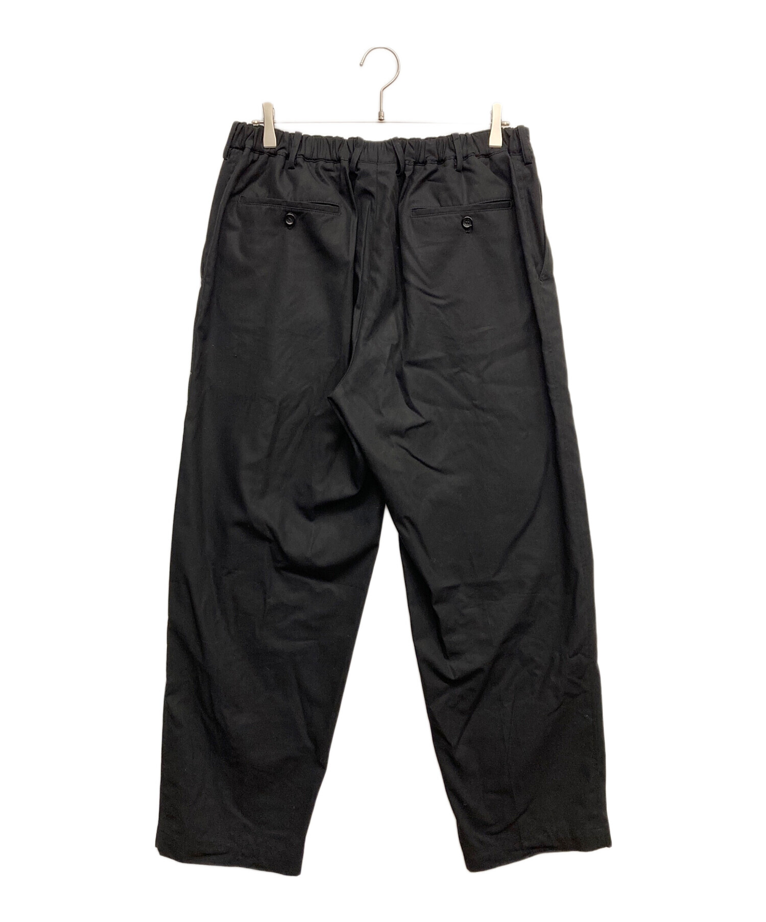 パンツ Wooly Cotton Twill Wide Tapered Slacks WOOLY COTTON TWILL WIDE TAPERED SLACKS – COVERCHORD