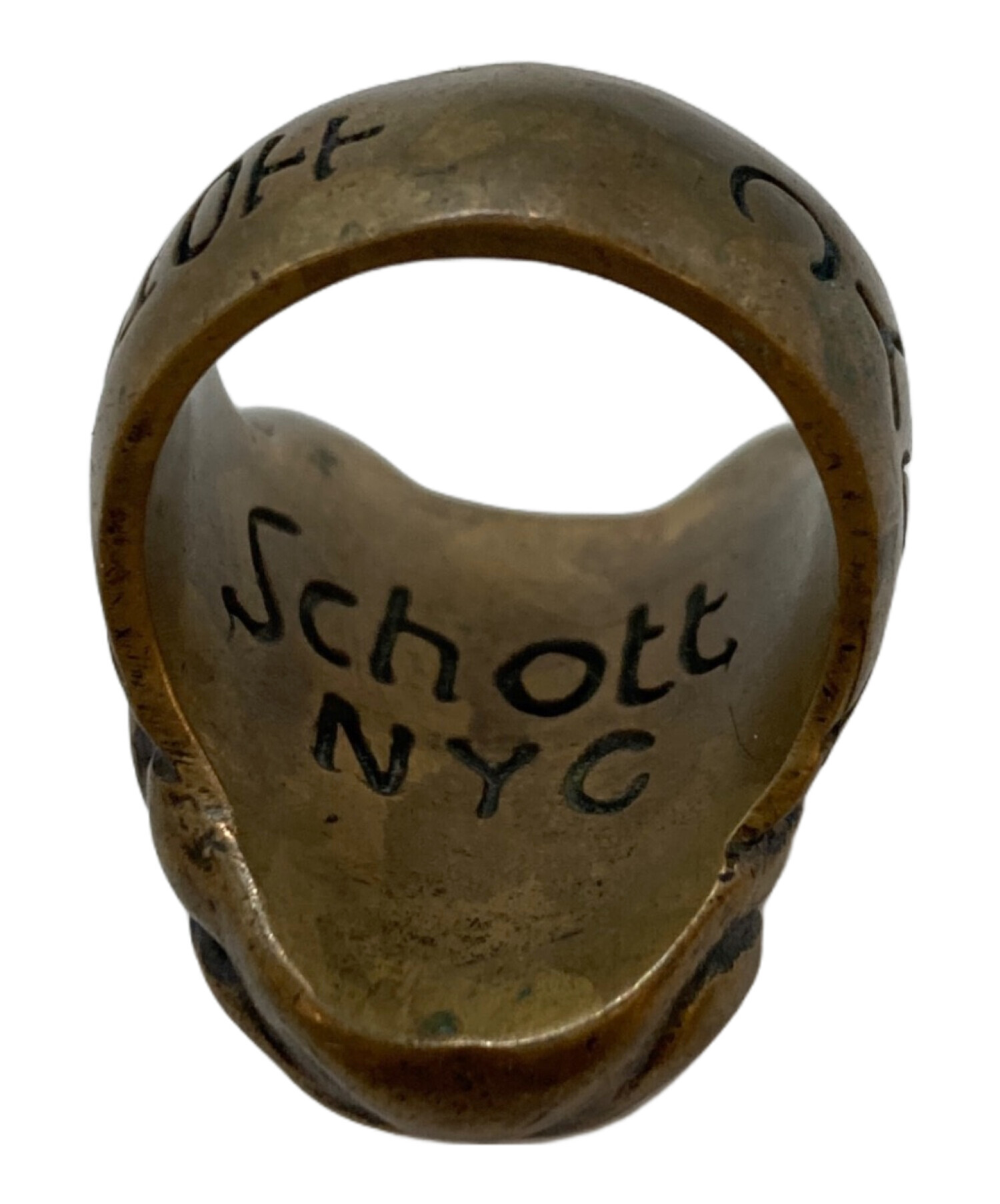 中古・古着通販】Schott (ショット) ブルドッグリング ゴールド サイズ