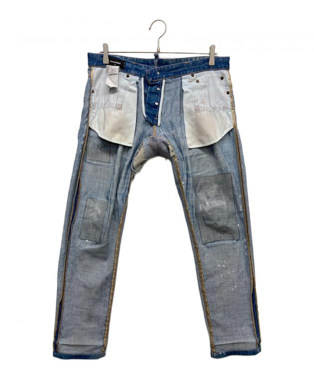 134A DSQUARED2 2015 ブリーチ スリムジーンズ ペイント