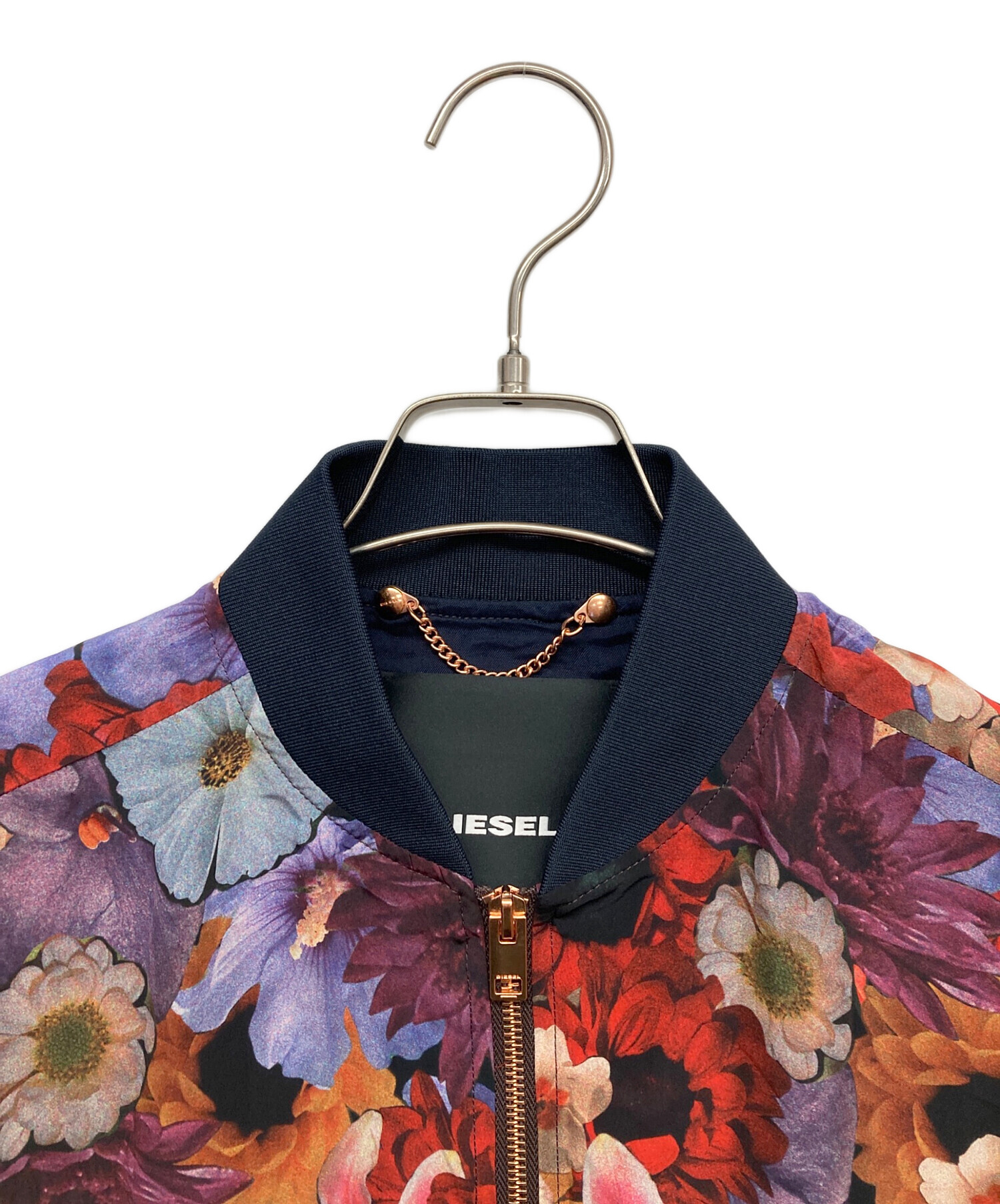 DIESEL 花柄 ブルゾン 中古・古着通販】DIESEL (ディーゼル) 花柄ジャケット マルチカラー