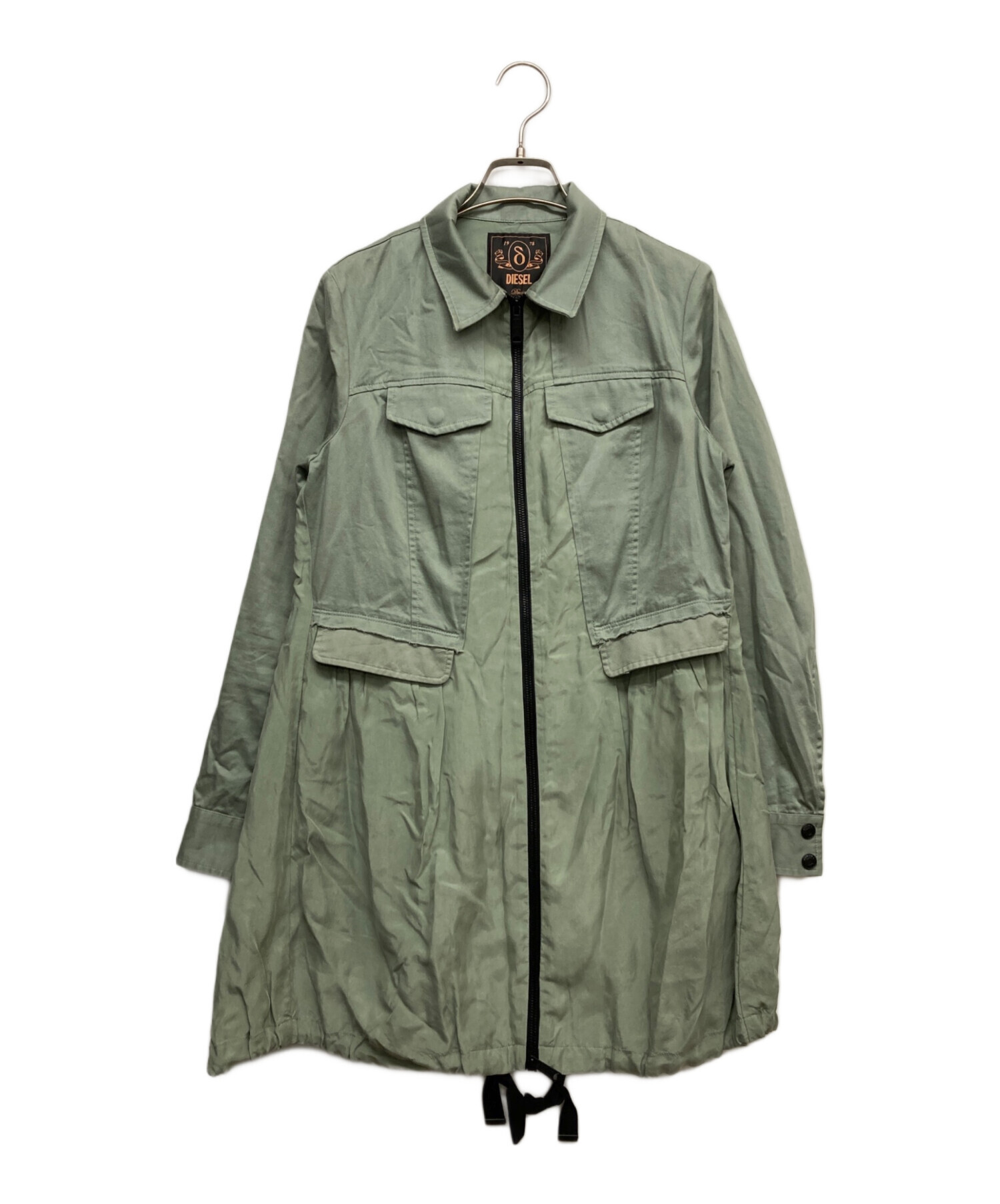 中古・古着通販】DIESEL (ディーゼル) ジップアップワンピース 