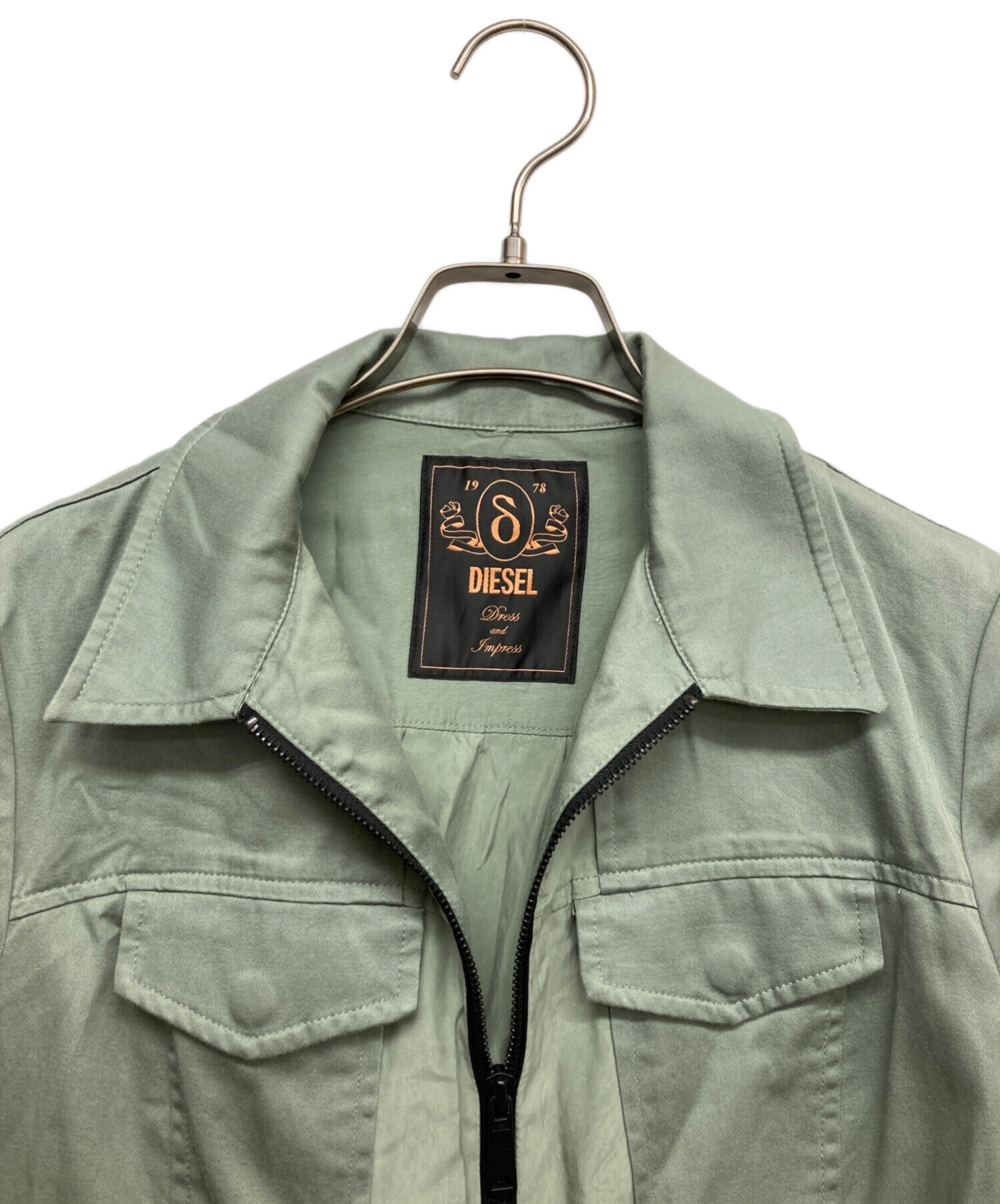 中古・古着通販】DIESEL (ディーゼル) ジップアップワンピース 