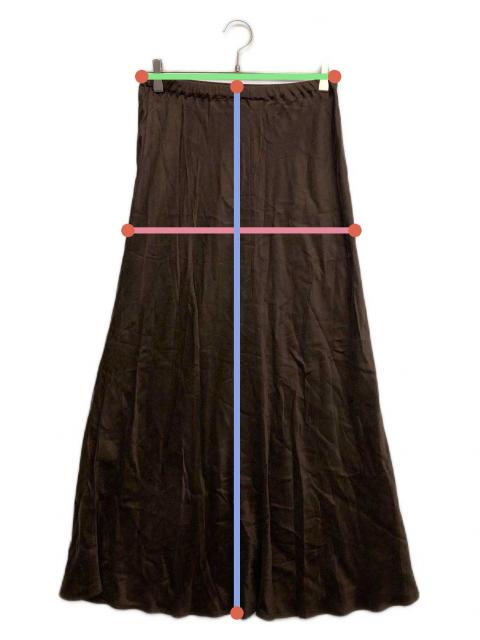 EVERYDAY I LIKE. Cu/Rマキシスカート F ブラウン EVERYDAY I LIKE