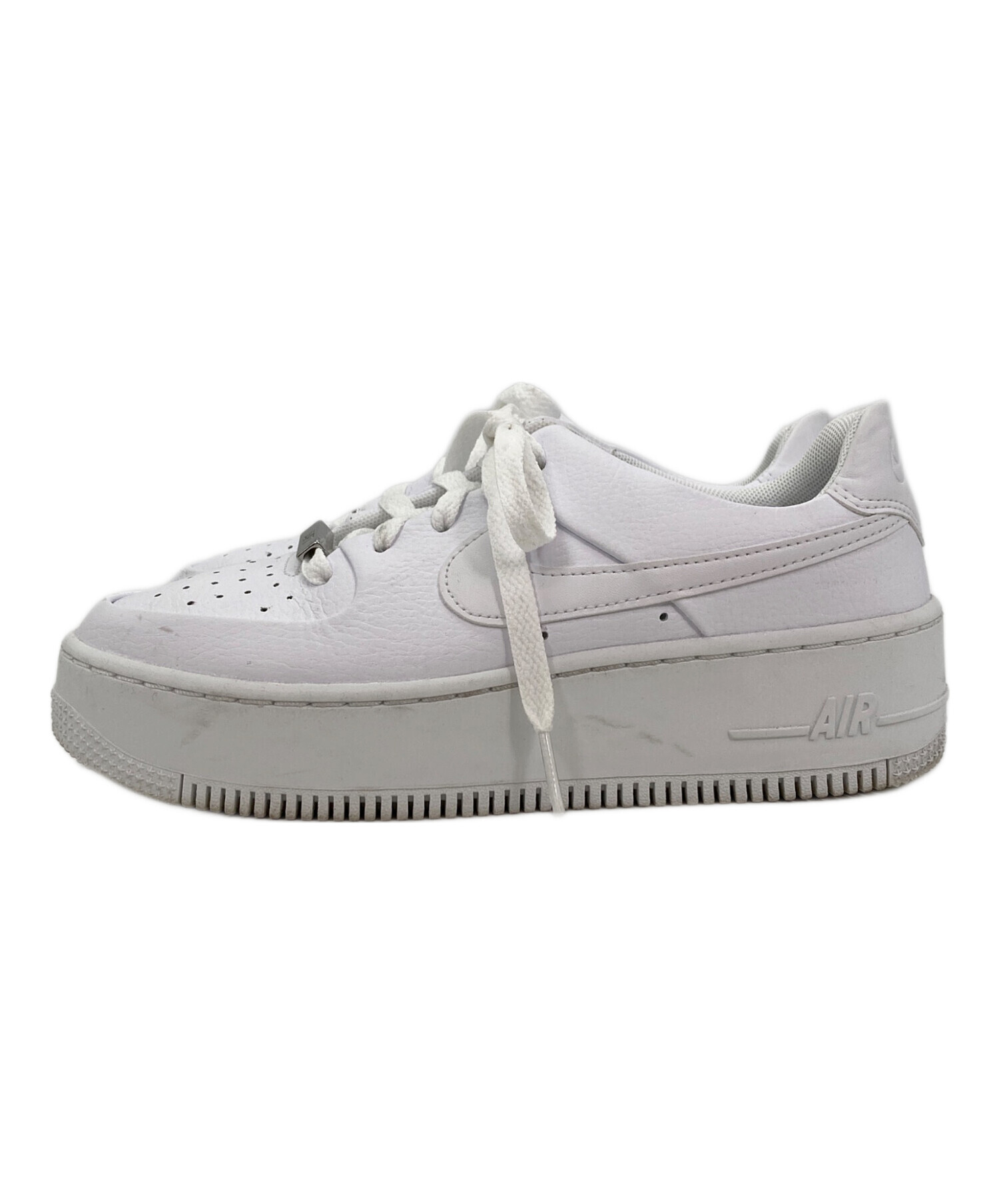 中古・古着通販】NIKE (ナイキ) AIR FORCE 1 SAGE LOW ホワイト サイズ 