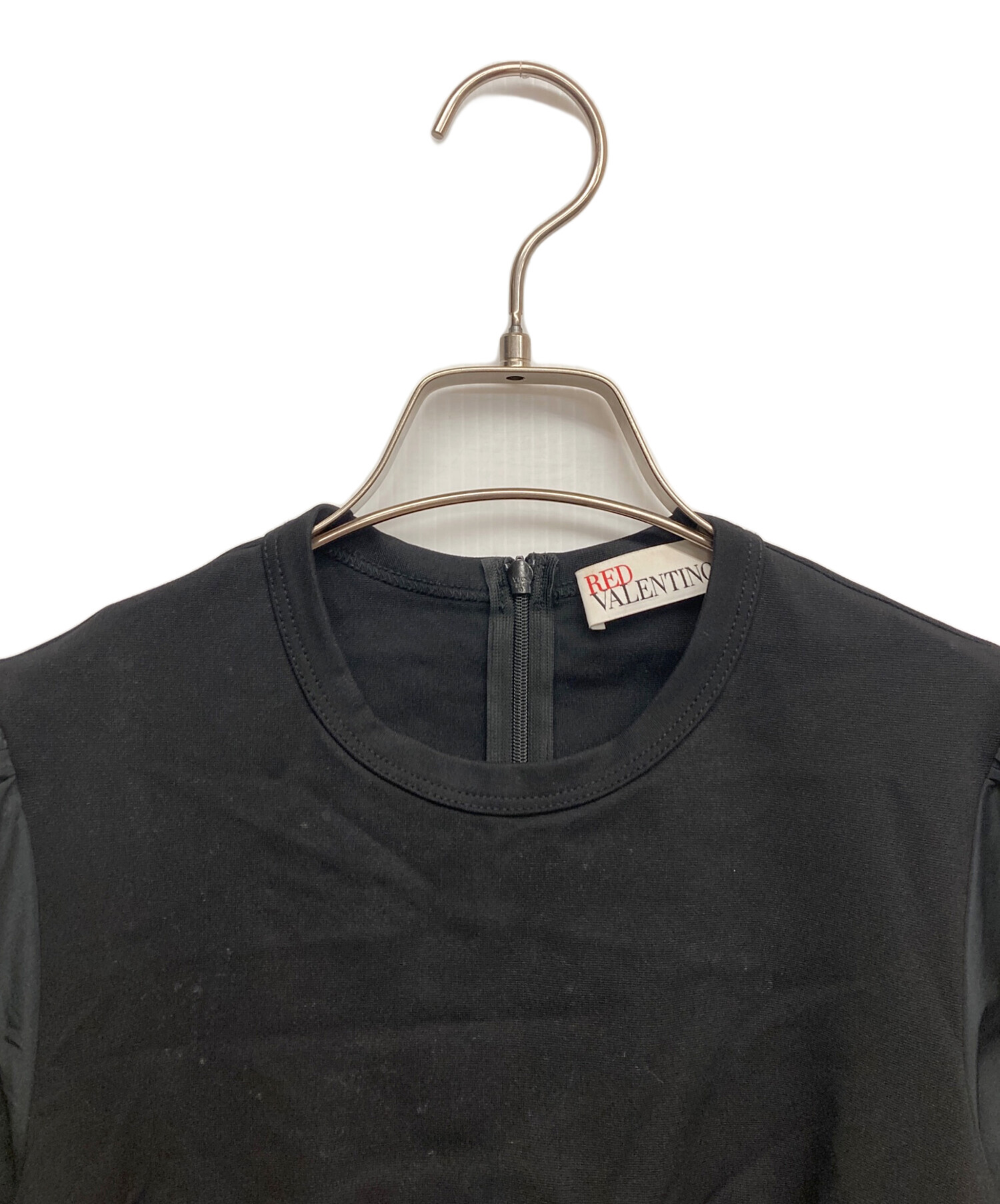 Valentinoブラック半袖ワンピース42サイズかなりの美品最後のお値下げです 中古・古着通販】RED VALENTINO (レッドヴァレンティノ) 切替