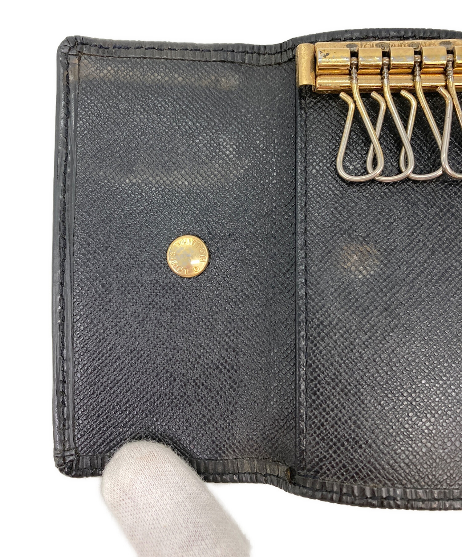 中古・古着通販】LOUIS VUITTON (ルイ ヴィトン) キーケース ブラック