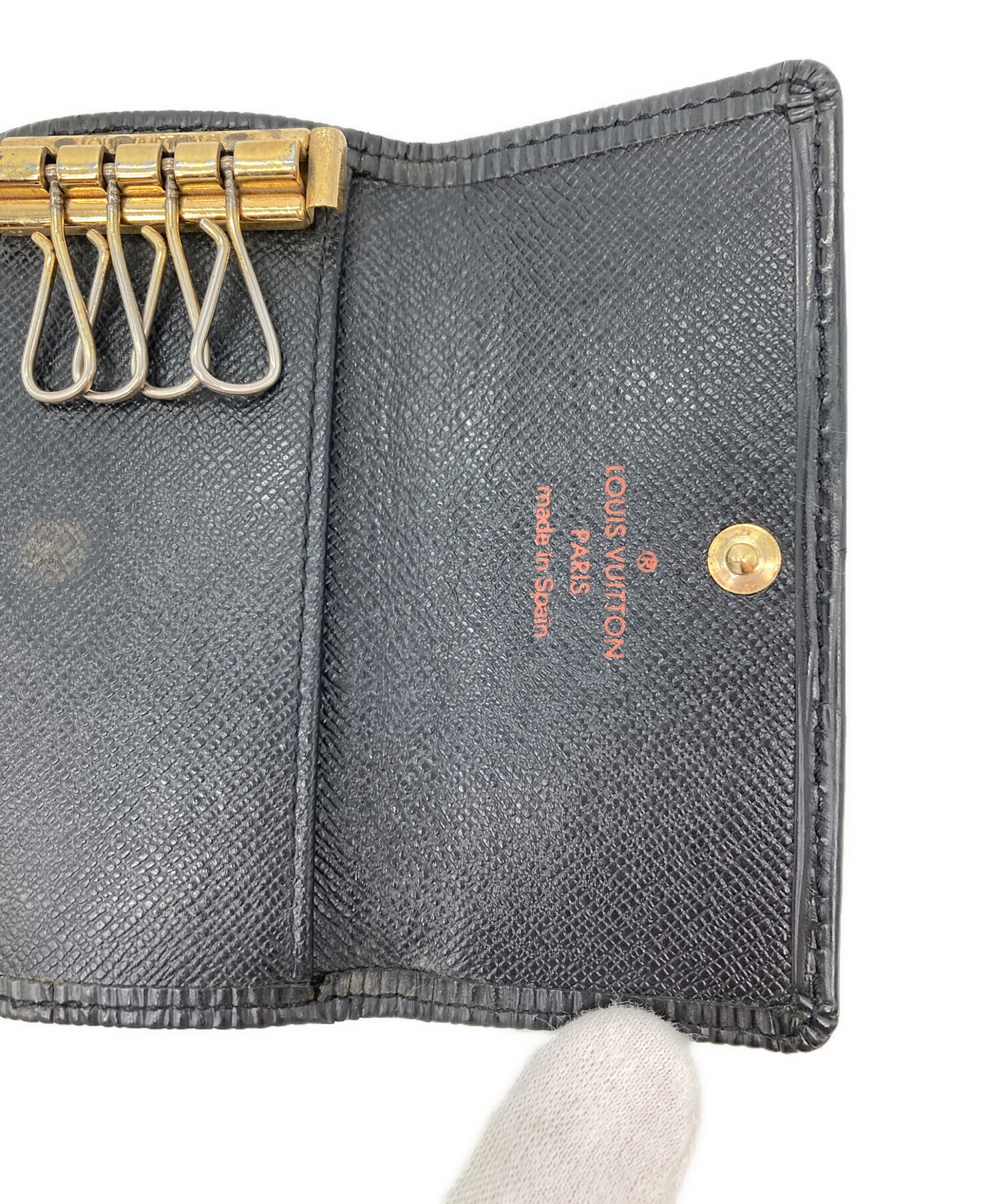 中古・古着通販】LOUIS VUITTON (ルイ ヴィトン) キーケース ブラック