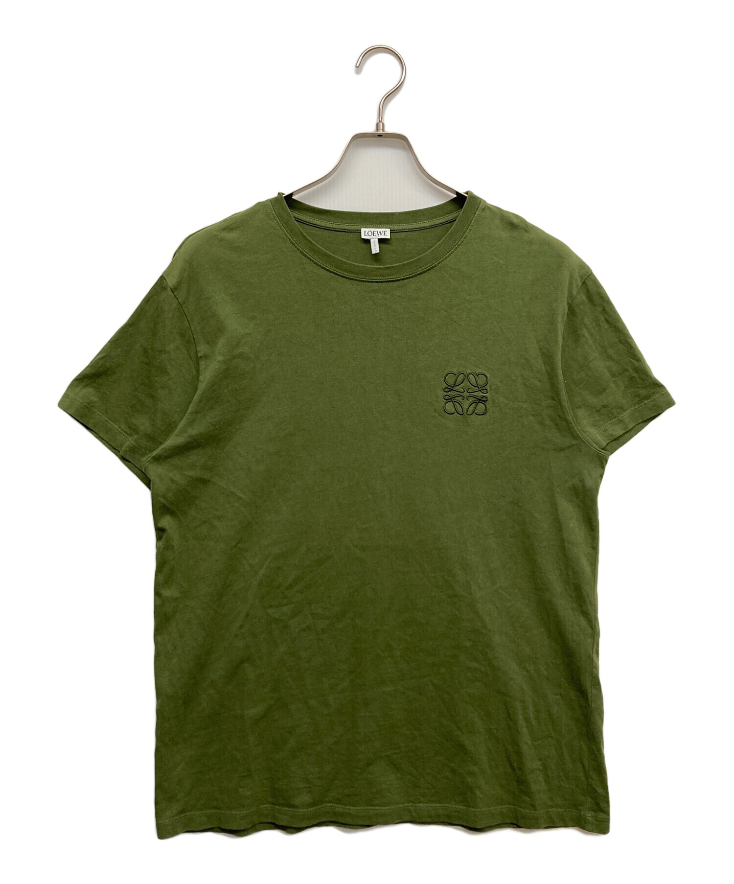 中古・古着通販】LOEWE (ロエベ) アナグラム刺繍コットンTシャツ 