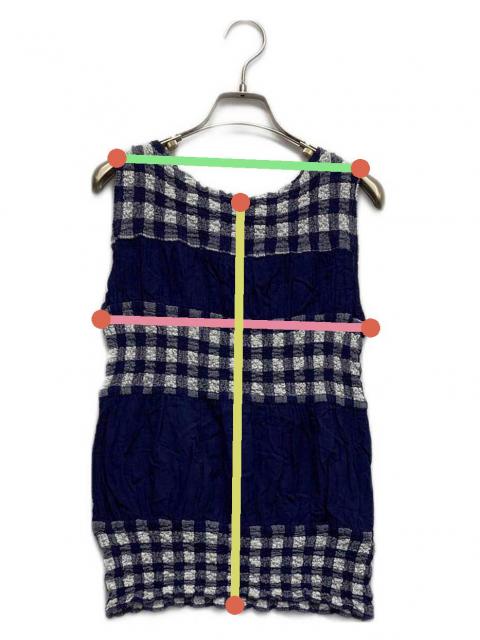 me ISSEY MIYAKE ノースリーブカットソー　MADEINJAPAN 中古・古着通販】me ISSEY MIYAKE (ミーイッセイ ミヤケ) ノースリーブ