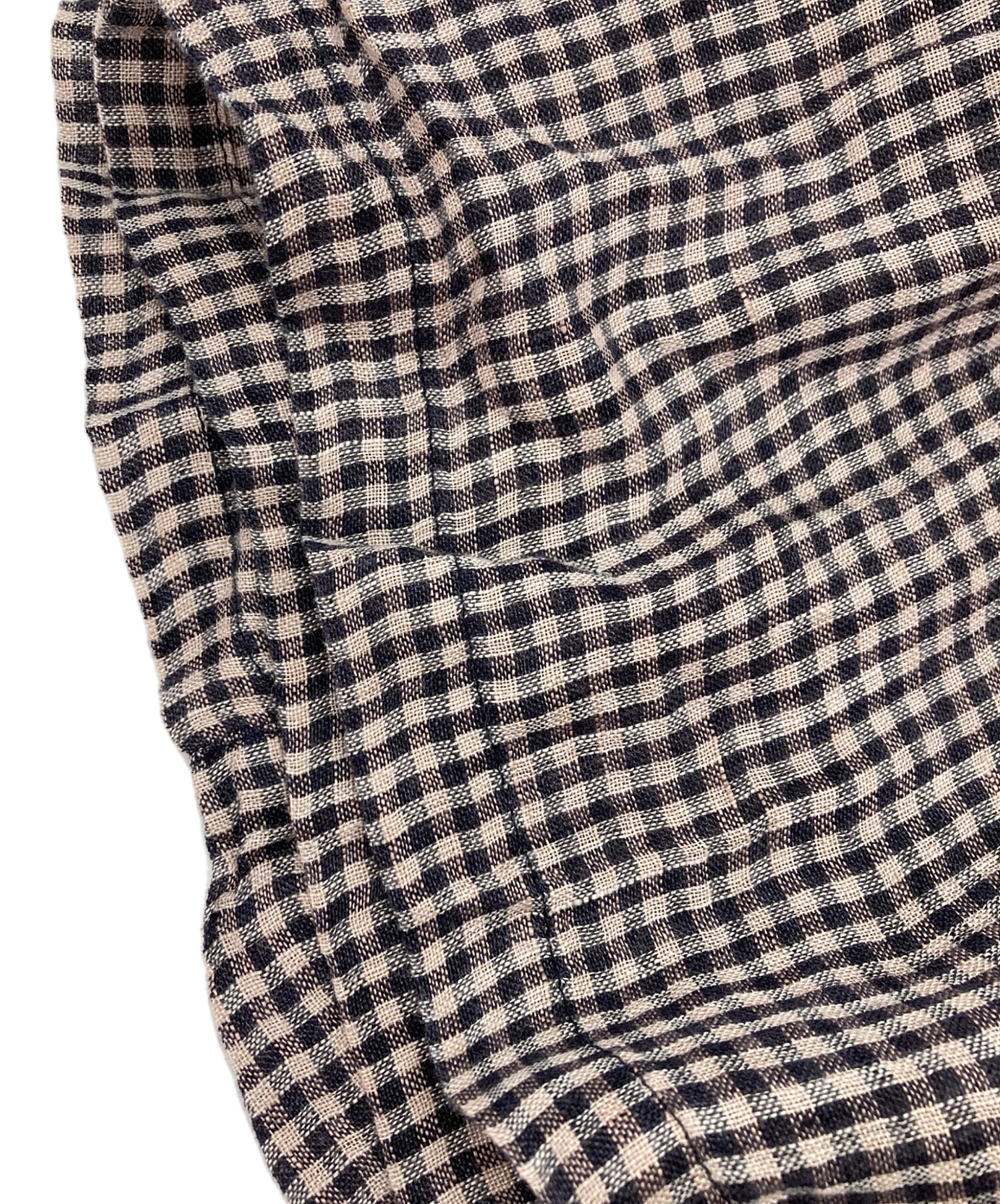 中古・古着通販】nest Robe (ネストローブ) チェック リネンガーゼ 