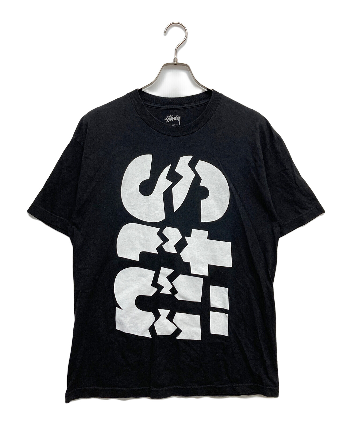 中古・古着通販】stussy (ステューシー) プリントTシャツ ブラック 