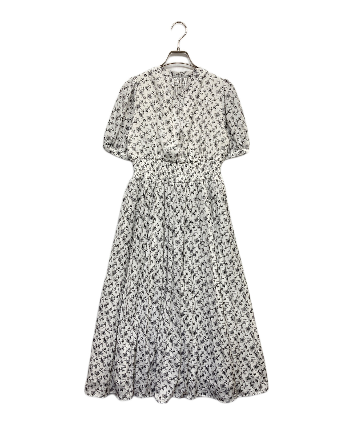 中古・古着通販】MISCH MASCH (ミッシュマッシュ) 小花柄プリーツ半袖