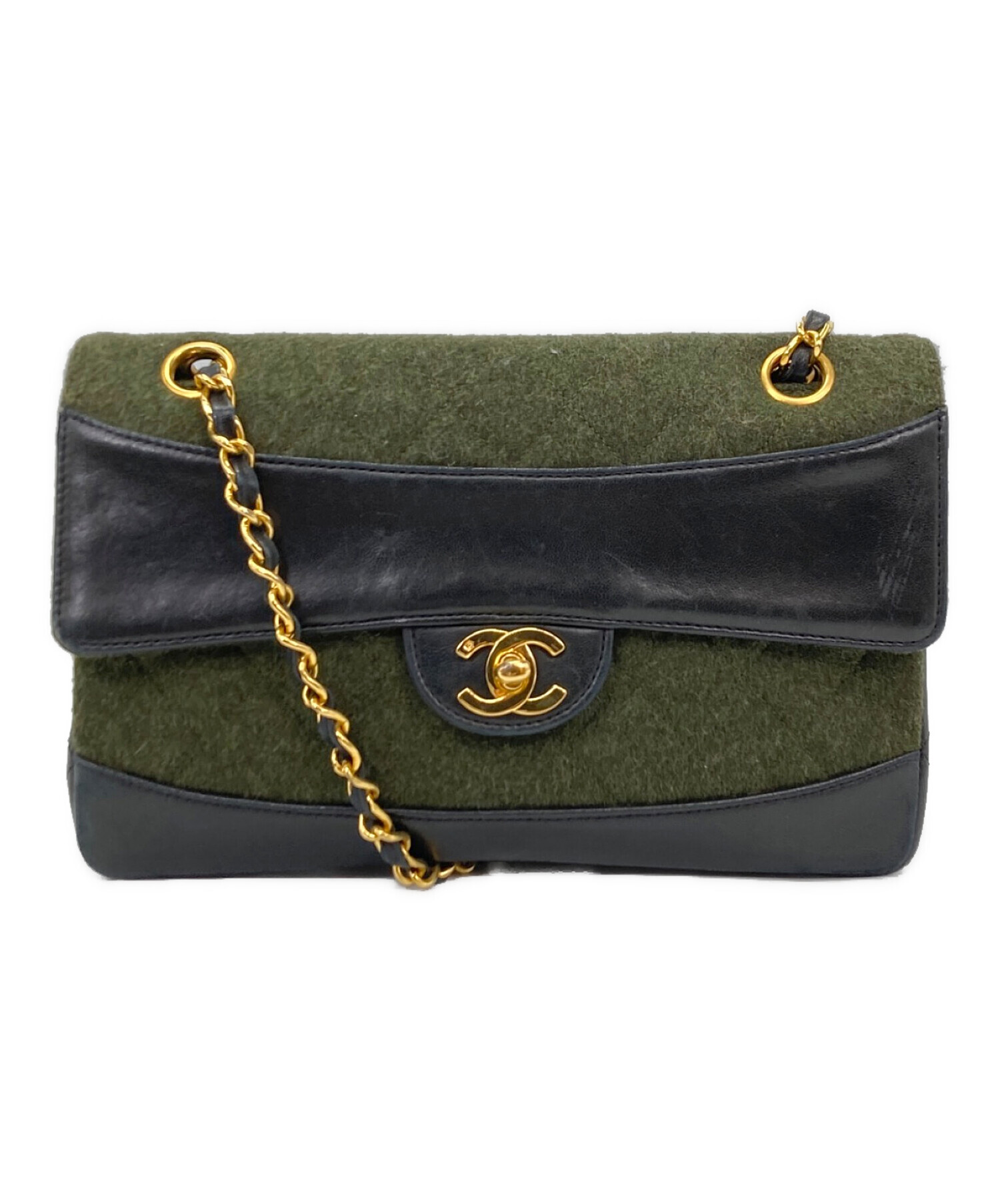 中古・古着通販】CHANEL (シャネル) キルティングチェーンショルダー