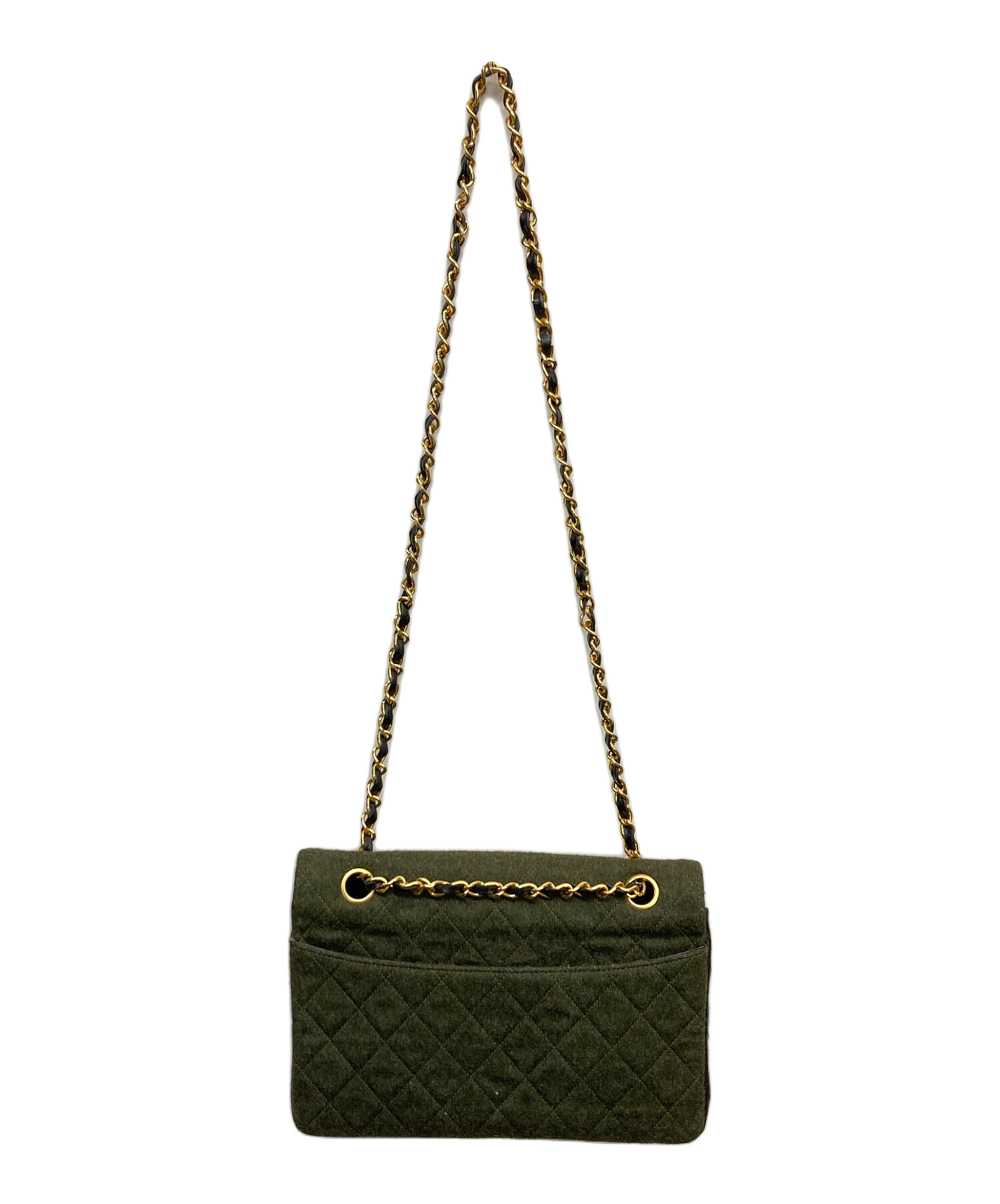 シャネル Chanel キルティング チェーン ショルダーバッグ 中古・古着通販】CHANEL (シャネル) キルティングチェーンショルダー