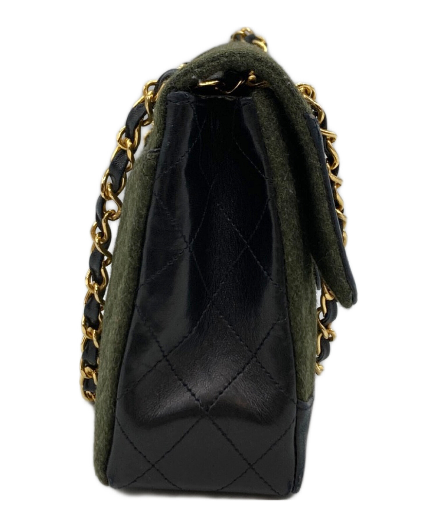 中古・古着通販】CHANEL (シャネル) キルティングチェーンショルダー