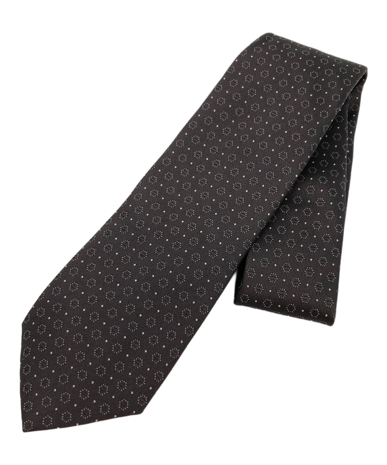 中古・古着通販】GUCCI (グッチ) シルクネクタイ ブラウン