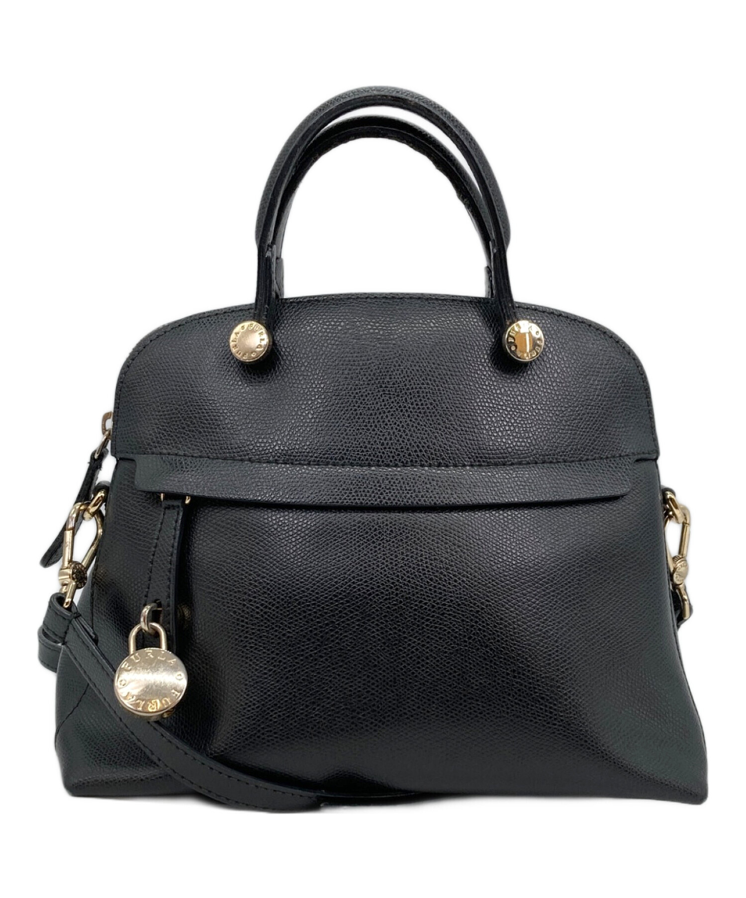 中古・古着通販】FURLA (フルラ) パイパーS ショルダーバッグ ブラック