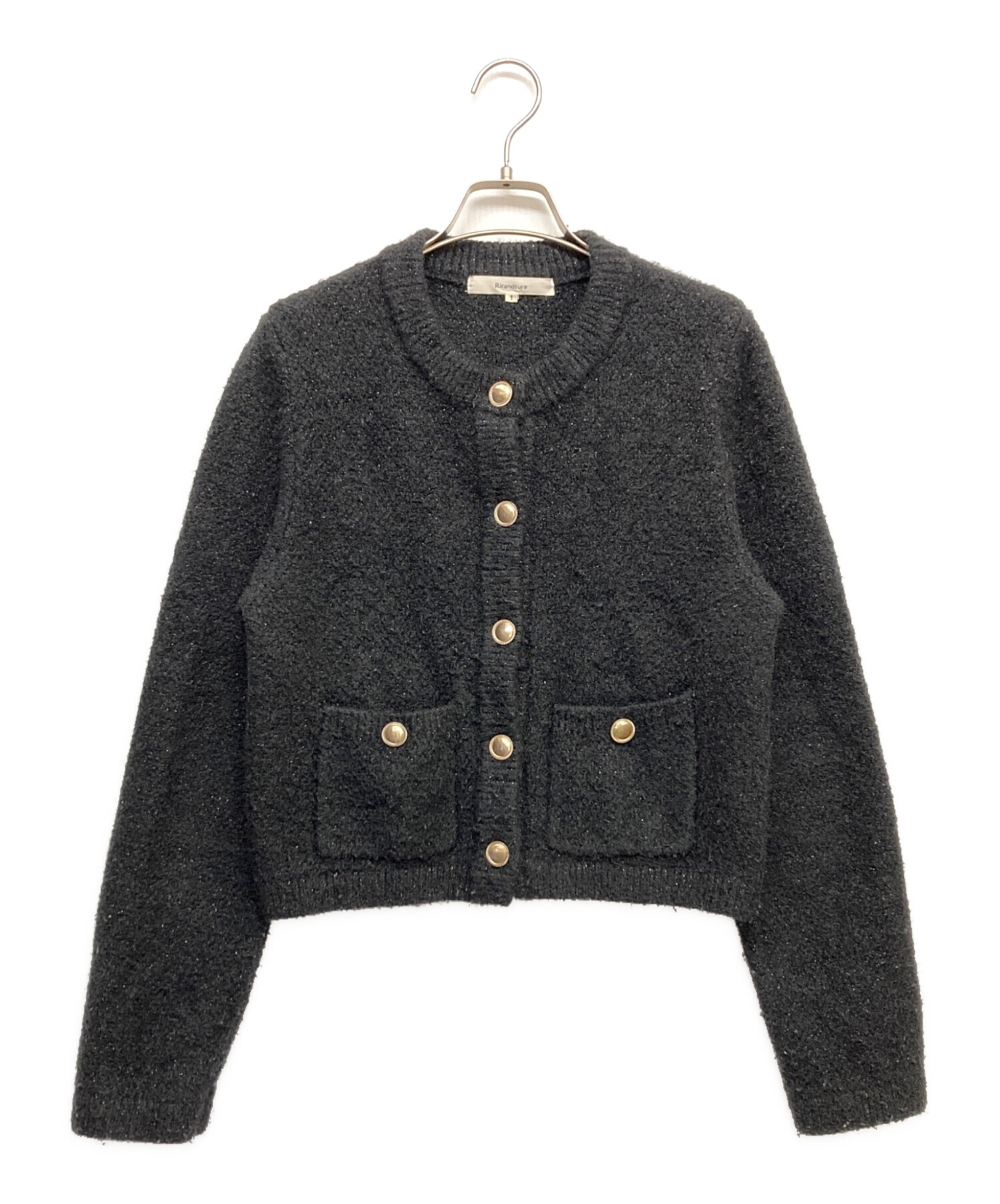 Rirandture ラインニットジャケット 中古・古着通販】Rirandture (リランドチュール) ニットジャケット