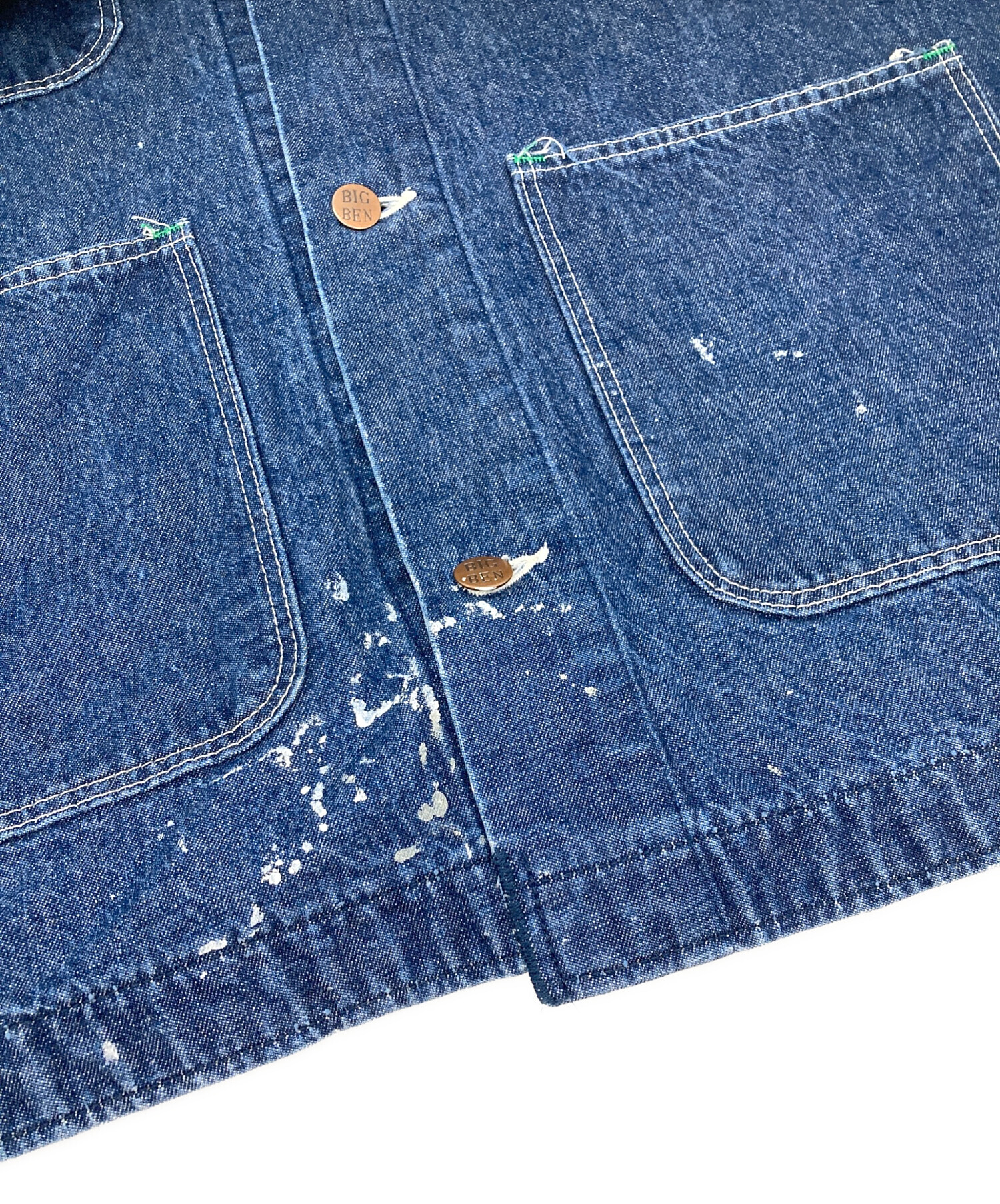 90s   Jeans カバーオール L USA製 90s LANDS' END Denim Coverall 青 L ランズエンド デニム