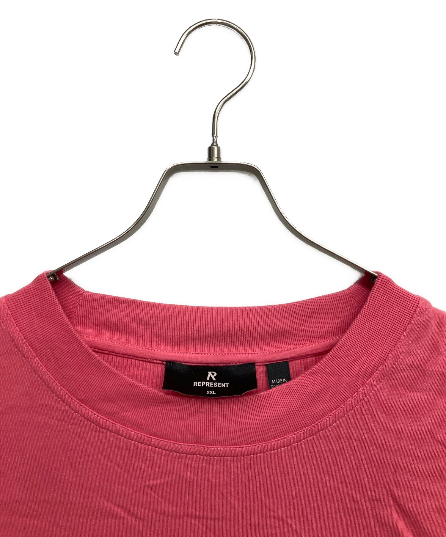 中古・古着通販】REPRESENT (リプレゼント) プリントTシャツ ピンク