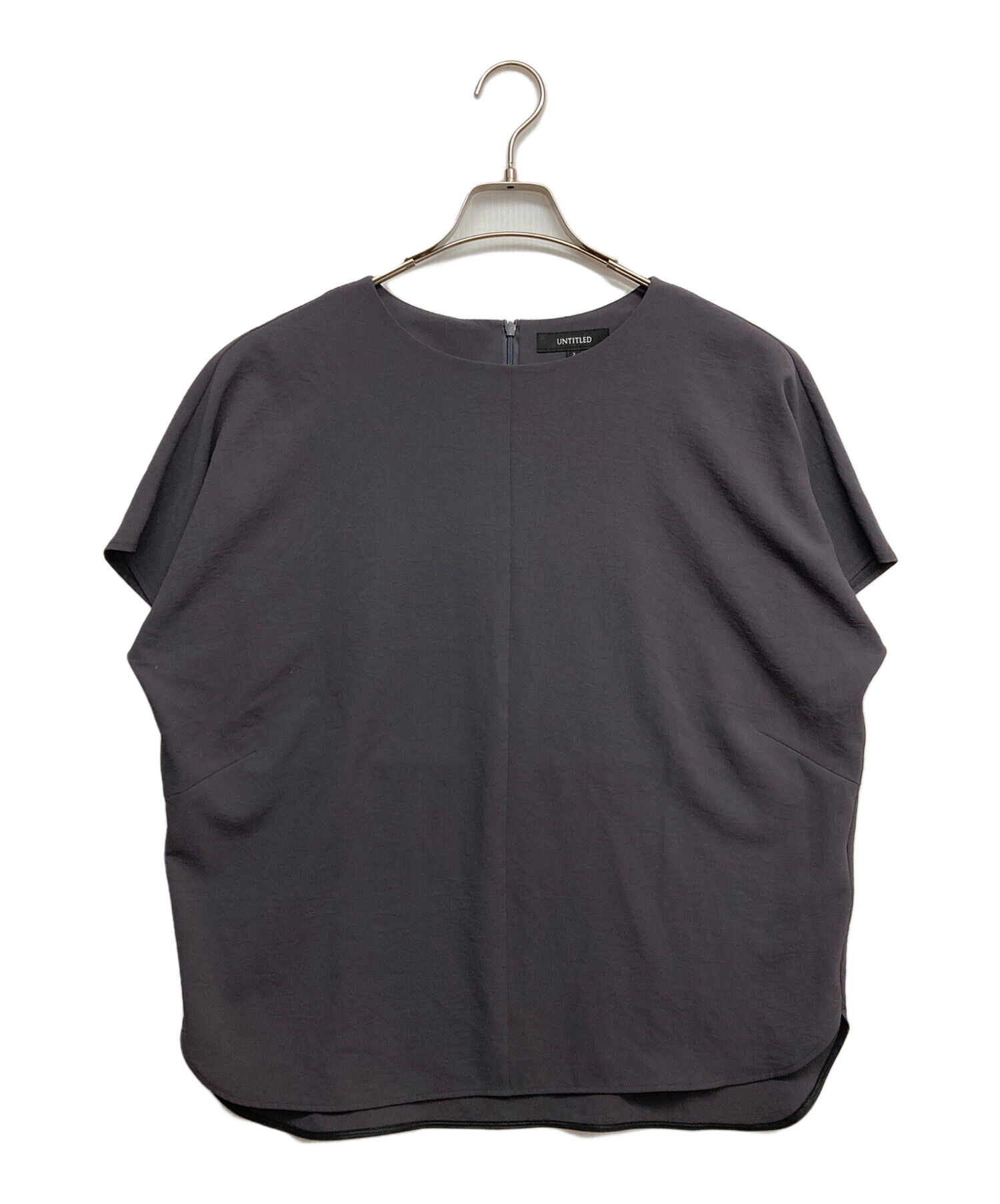 中古・古着通販】UNTITLED (アンタイトル) 半袖ブラウス ブラウン 