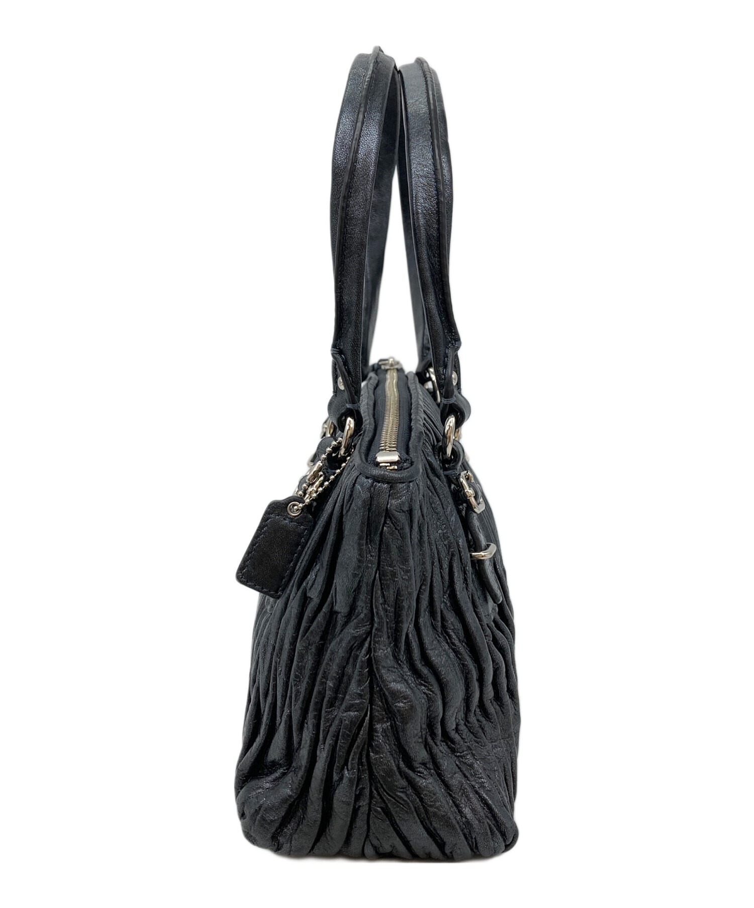 中古・古着通販】COACH (コーチ) マディソンギャザーハンドバッグ 