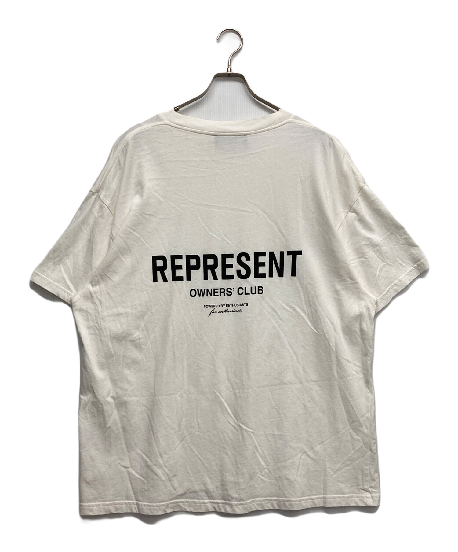 中古・古着通販】REPRESENT (リプレゼント) プリントTシャツ ホワイト 