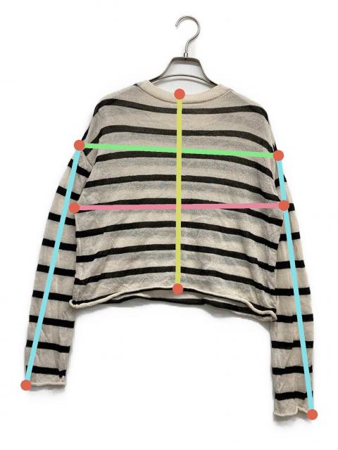 中古・古着通販】L'Appartement (アパルトモン) Border Sheer Knit