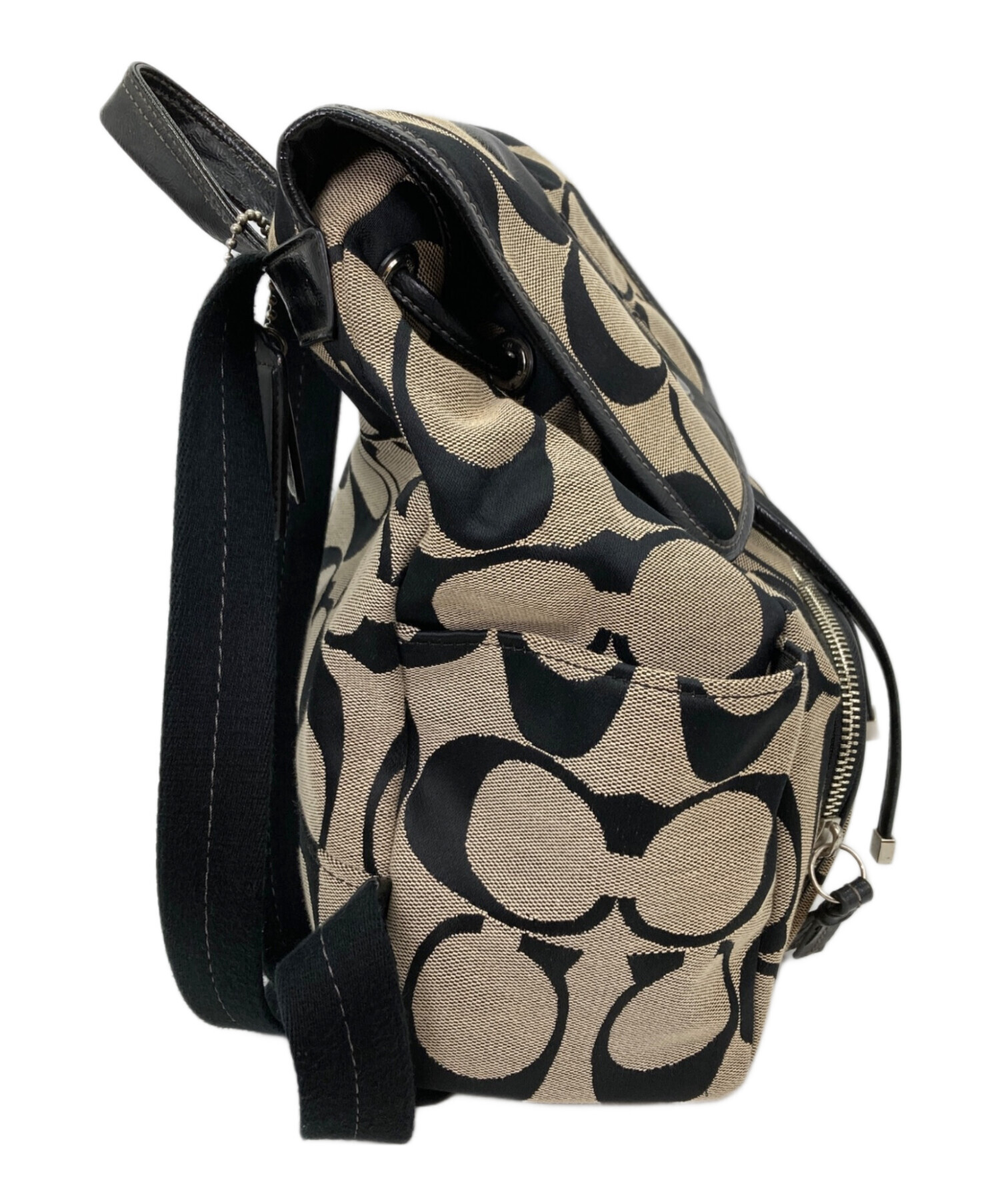 中古・古着通販】COACH (コーチ) シグネチャー リュックサック