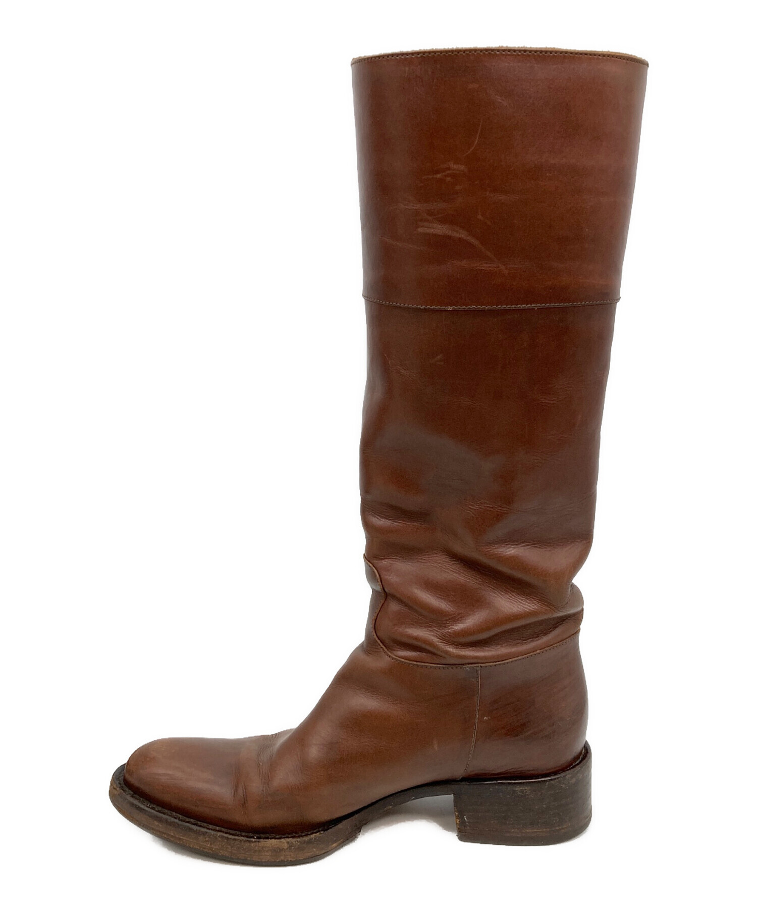 【美品】サルトル SARTORE ロングブーツ ブラウン 37 24cm SARTORE（サルトル）の「【SARTORE/サルトル】ロング レザー