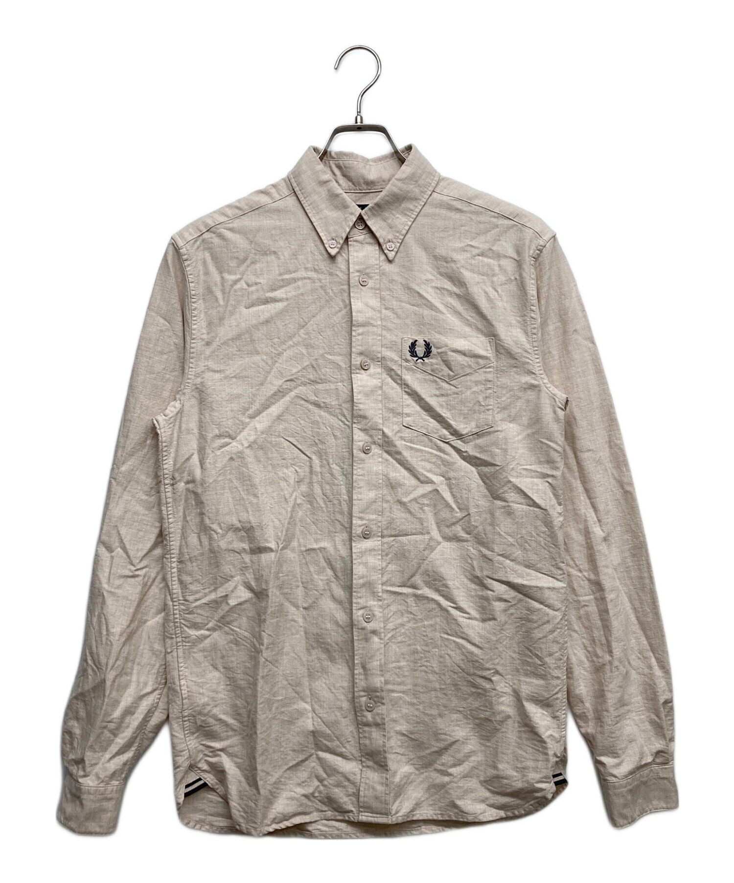 中古・古着通販】FRED PERRY (フレッドペリー) 長袖シャツ ピンク 