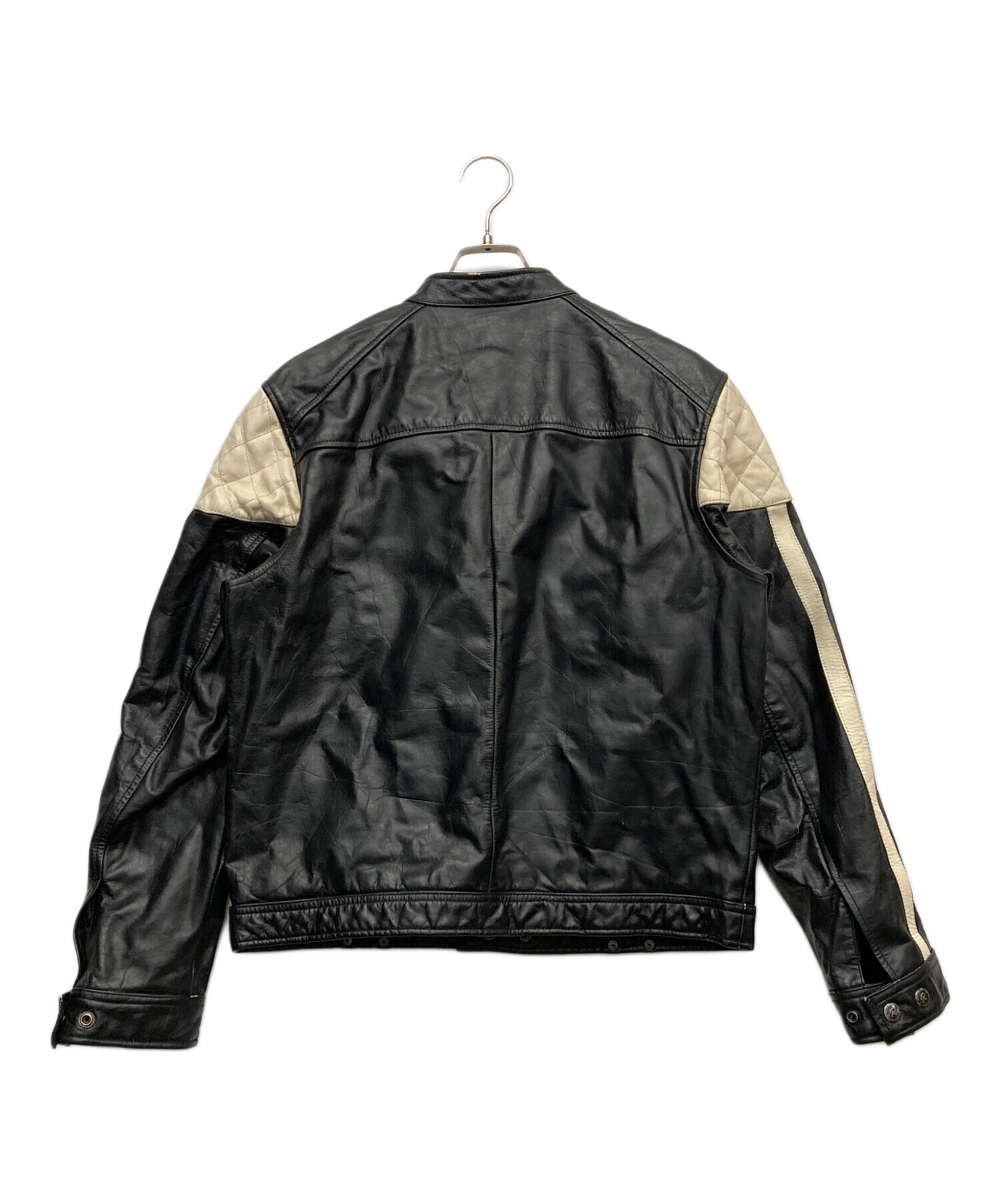 Redskins レザーボンバージャケット 90s フランス製 A2フライトジャケット ボンバージャケットタイプ 短丈