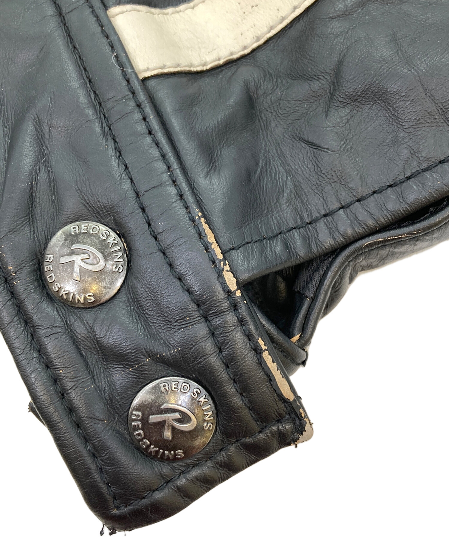 【Redskins 】レザージャケット ブラック　Ｌサイズ 中古・古着通販】REDSKINS (レッドスキンズ) ライダース