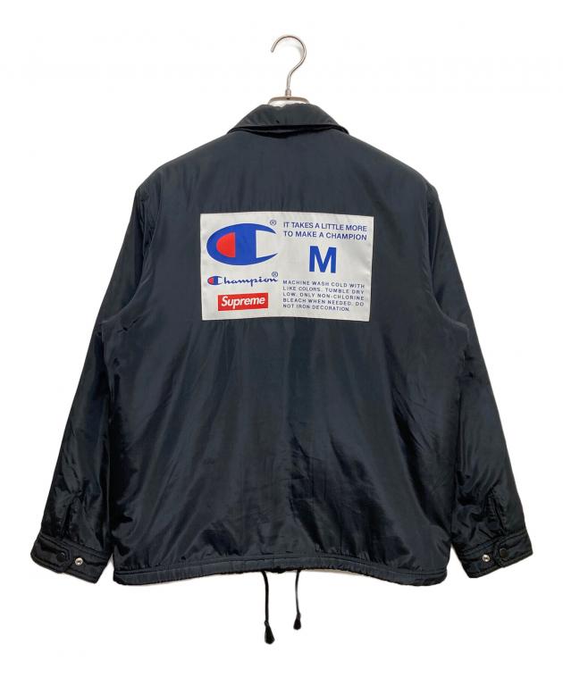 Supreme x Champion コーチジャケット ブラック L Supreme（シュプリーム） 【値下げ】Supreme×Champion 15AWLeather