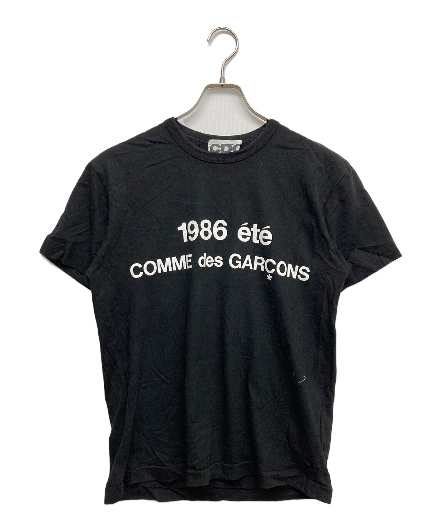 中古・古着通販】CDG (シーディージー) プリントTシャツ ブラック 