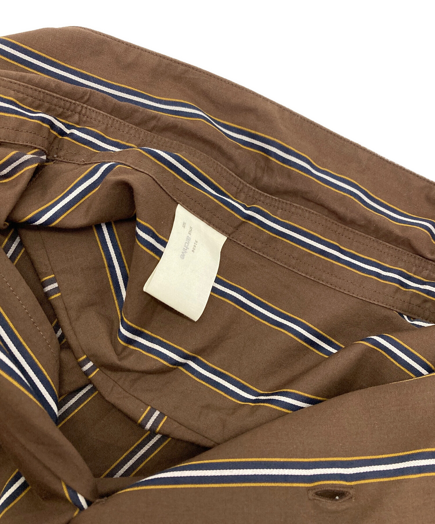 中古・古着通販】N.HOOLYWOOD (エヌ ハリウッド) ストライプシャツ