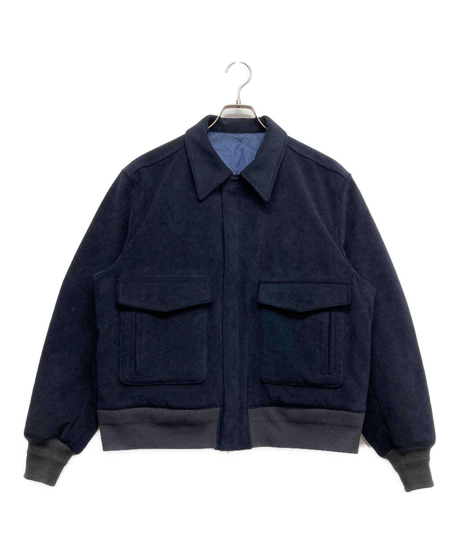 中古・古着通販】URU (ウル) A-2 JACKET ネイビー サイズ:2｜ブランド 