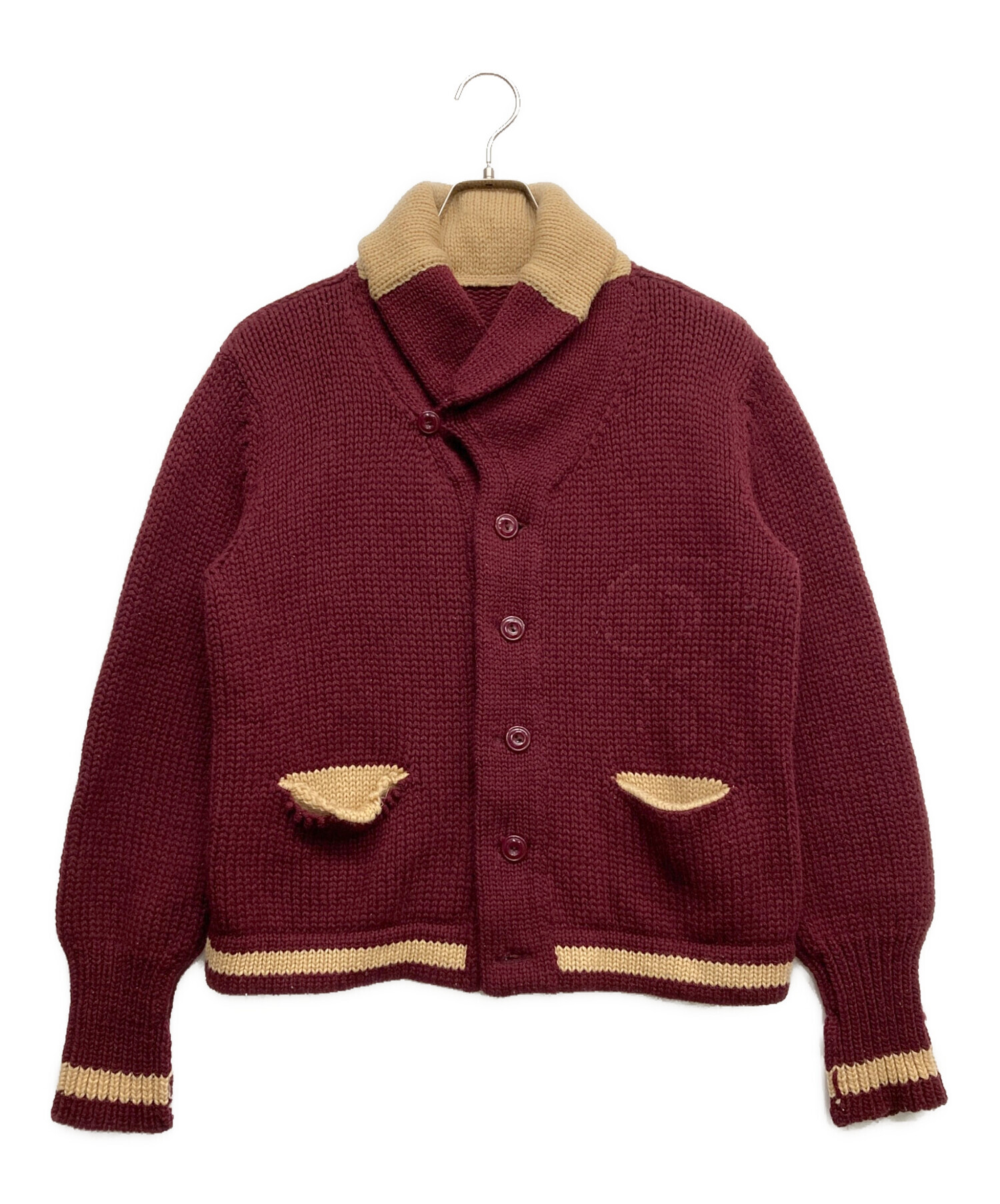 ヴィンテージ　ニット　カーディガン　古着屋 VINTAGE セーター ニット 「ヴィンテージ古着」90's Jed 総柄 ニット